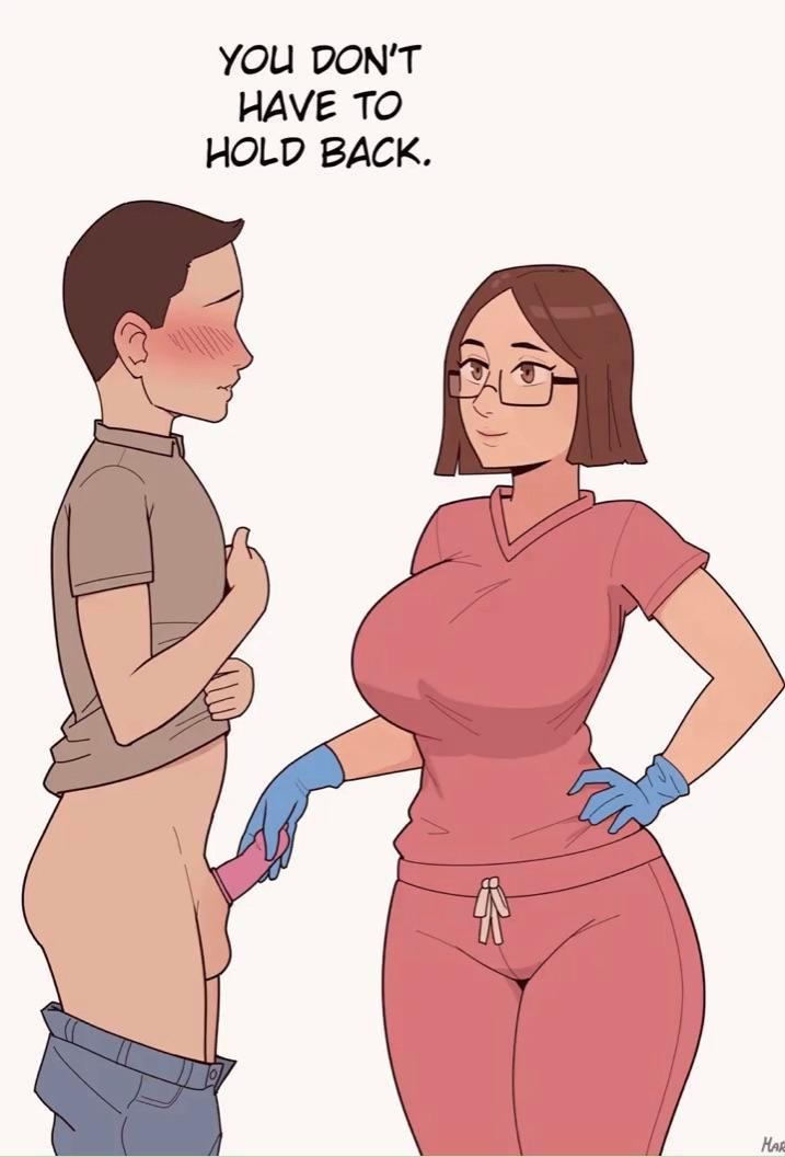 [MpF+ 4 M/Fb/Fu] Your work brought in some nurses today to take semen samples. You come in with a memorable dick. No one liners please.