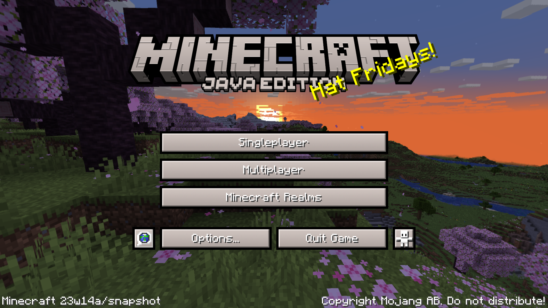 I made the minecrfat Gui Buttons match the new Minecraft Logo addedin ...