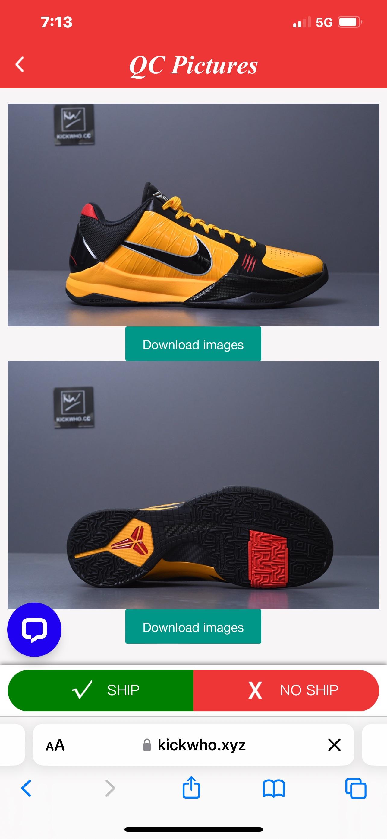 Kobe 5 godkiller qc’s
