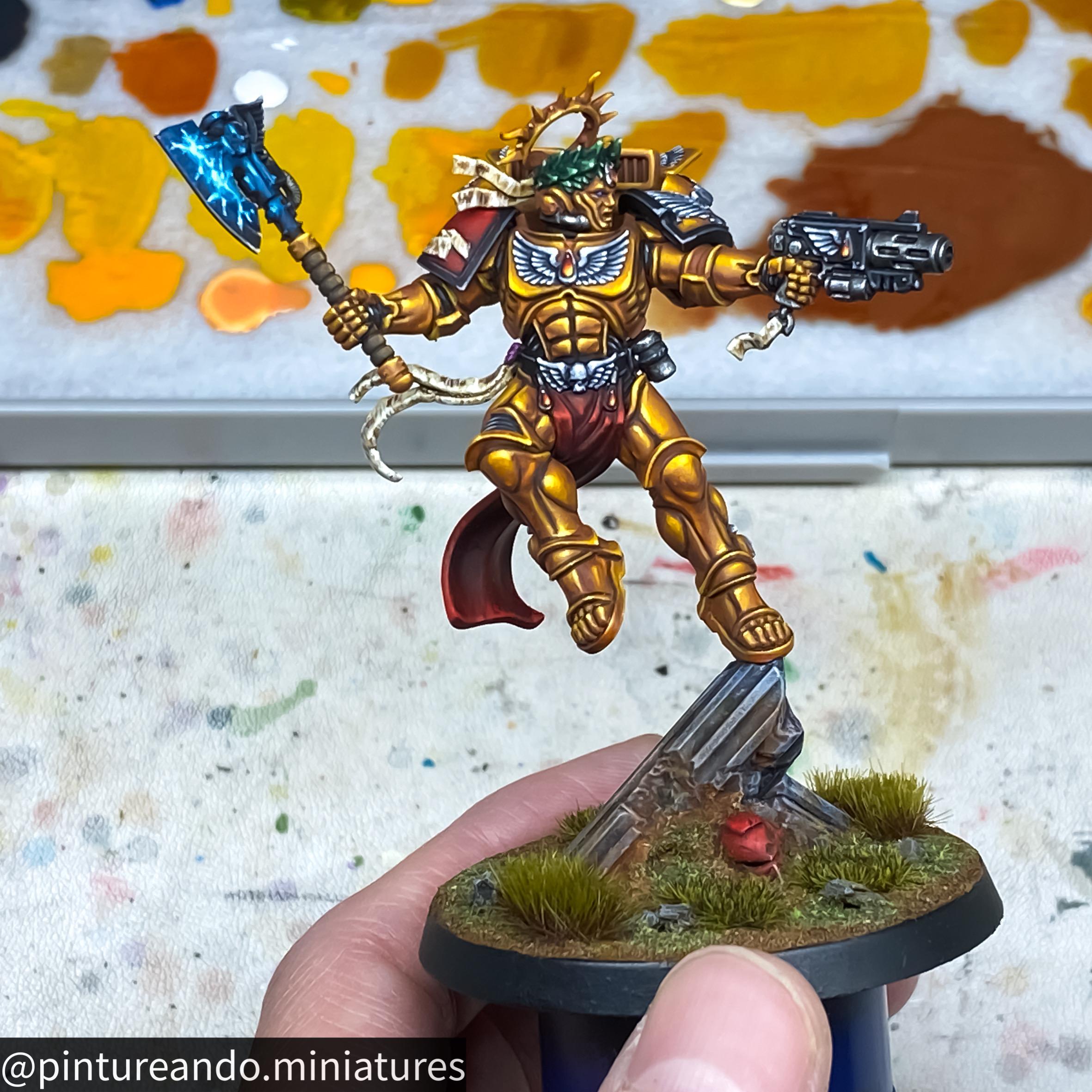 The new Primaris Dante has arrived! Here is the Commander and Chapter Master of the Blood Angels