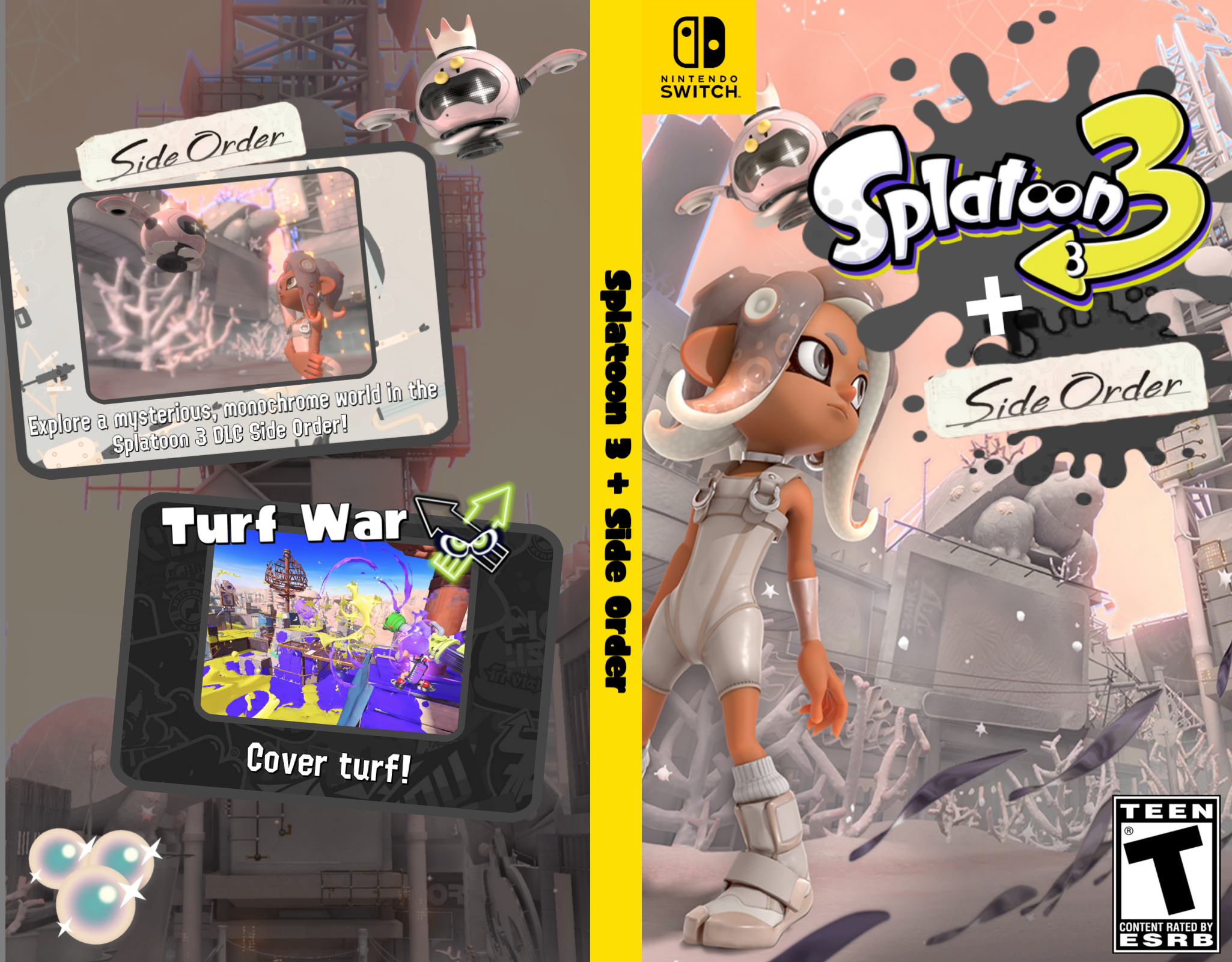 Splatoon Text Boxes Here are some custom box-arts for splatoon 3 that include Side Order ...