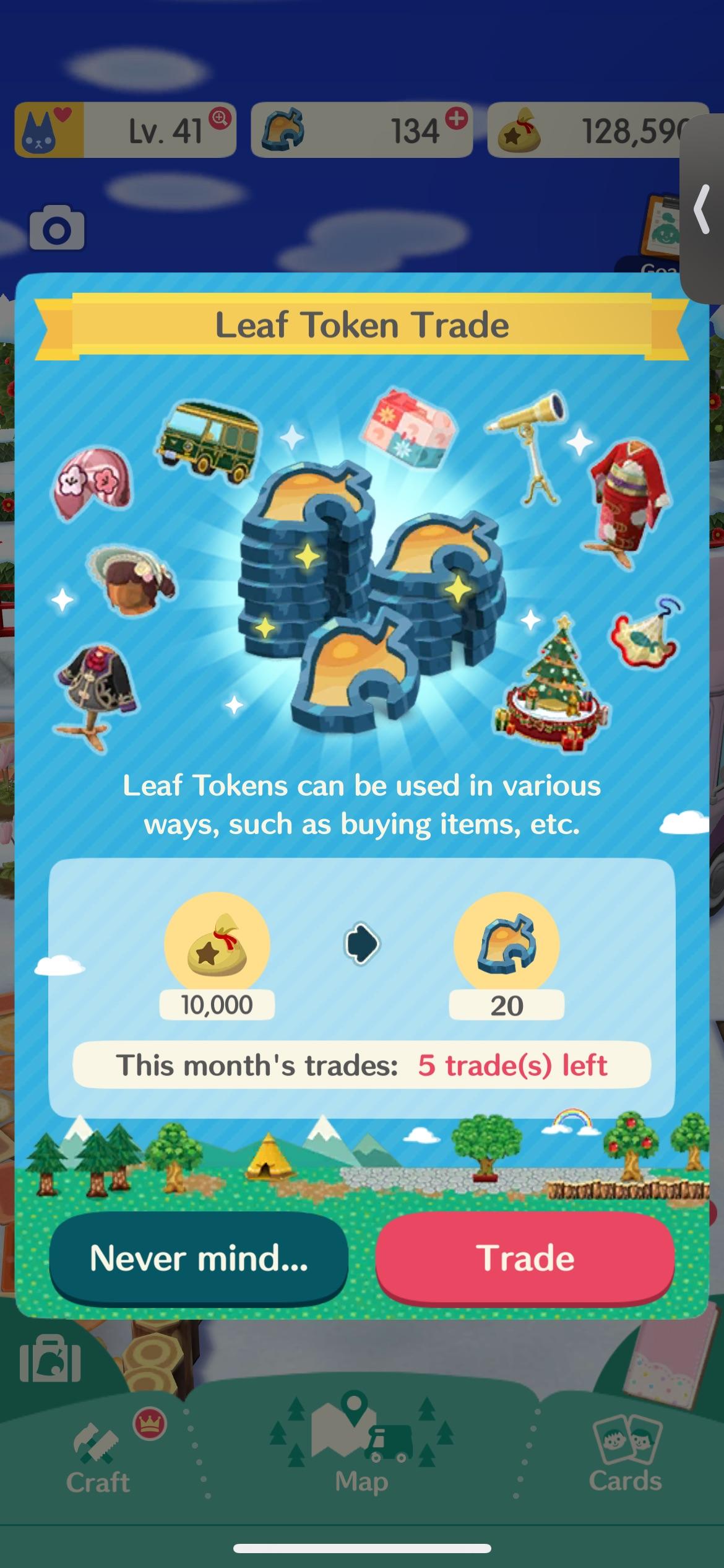 Token Bells Use 5 tokens to auto clear 50k bells map, exchange 50k bells for 100 ...
