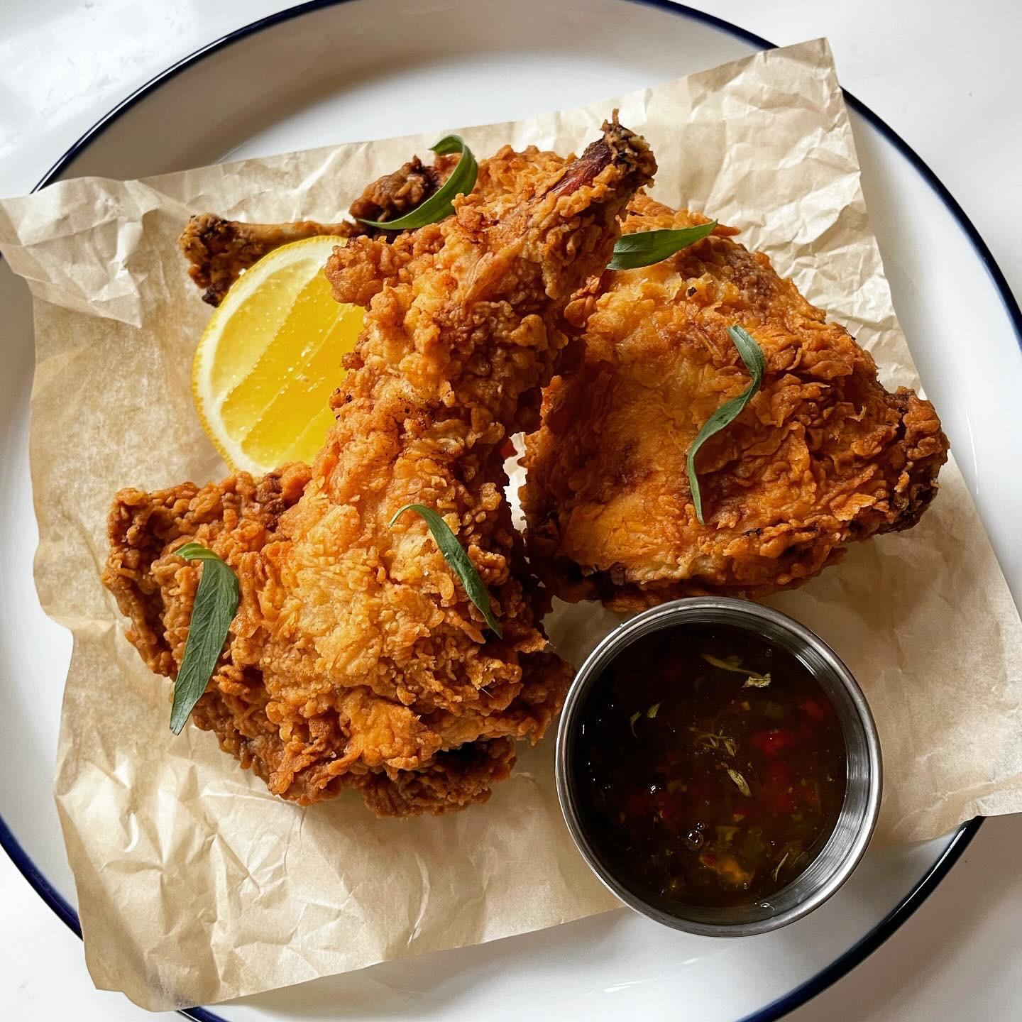 [Homemade] Fried Rabbit, Hot Pepper Jelly, Tarragon, Lemon | Scrolller