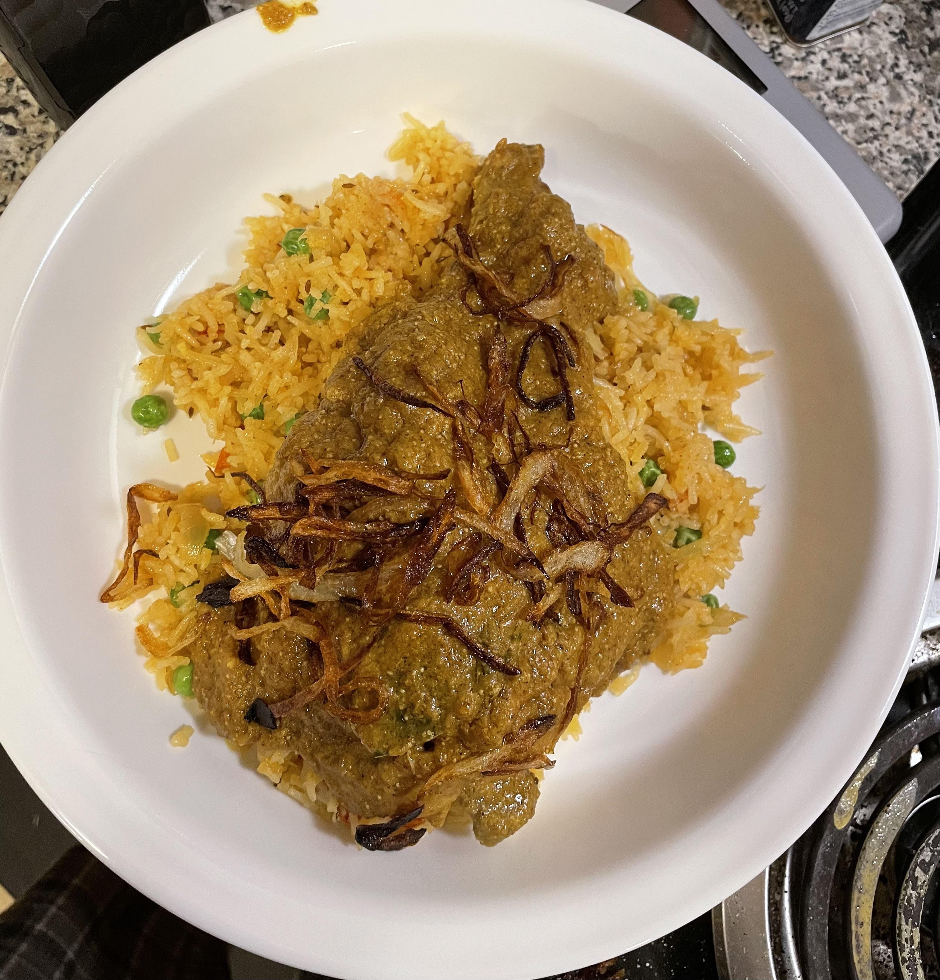 [homemade] Bangladeshi wedding chicken roast. (Biye Barir Murgi ...