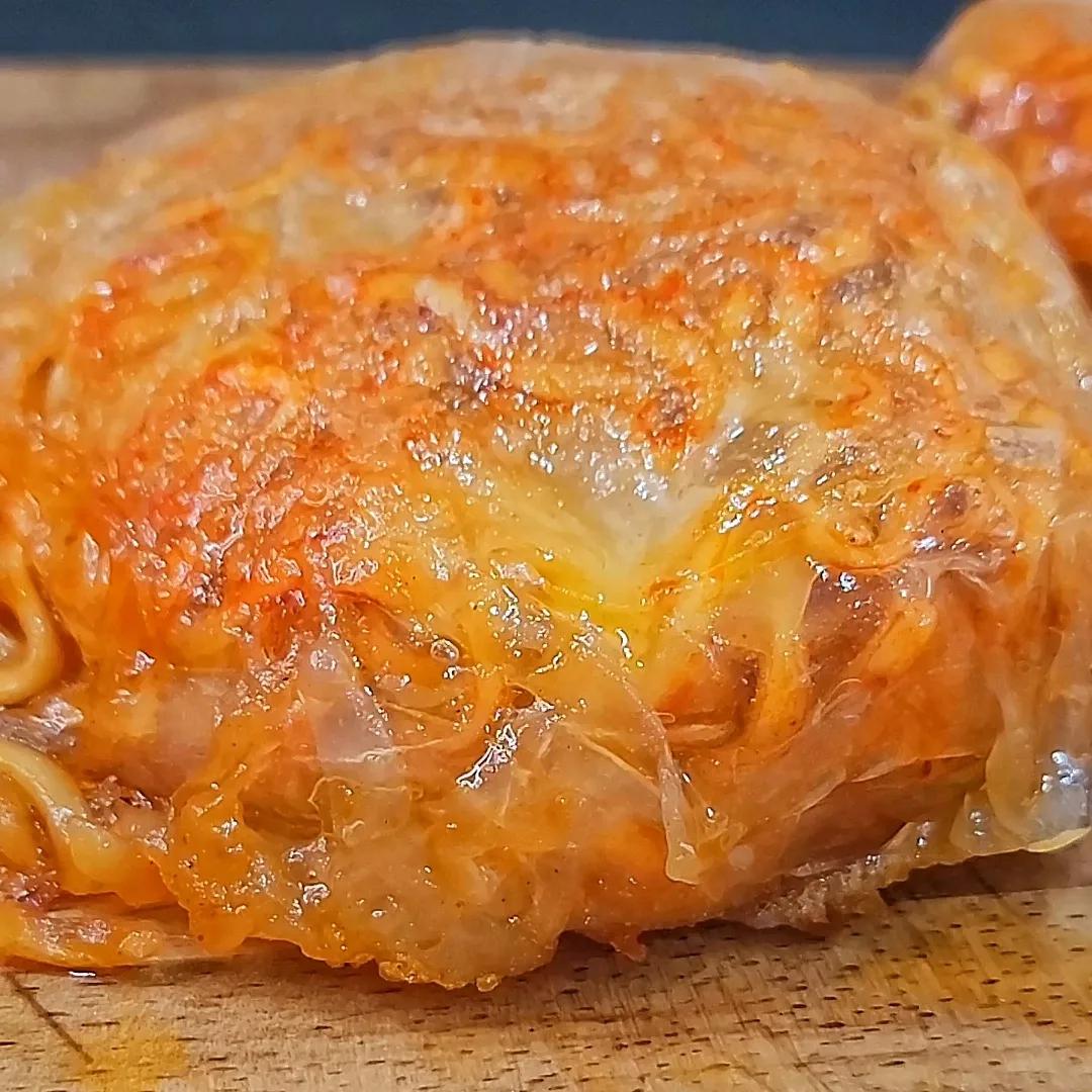 Super! Buldak Ramen with Rice Paper. Home Cooking :) Sort of Spicy But ...