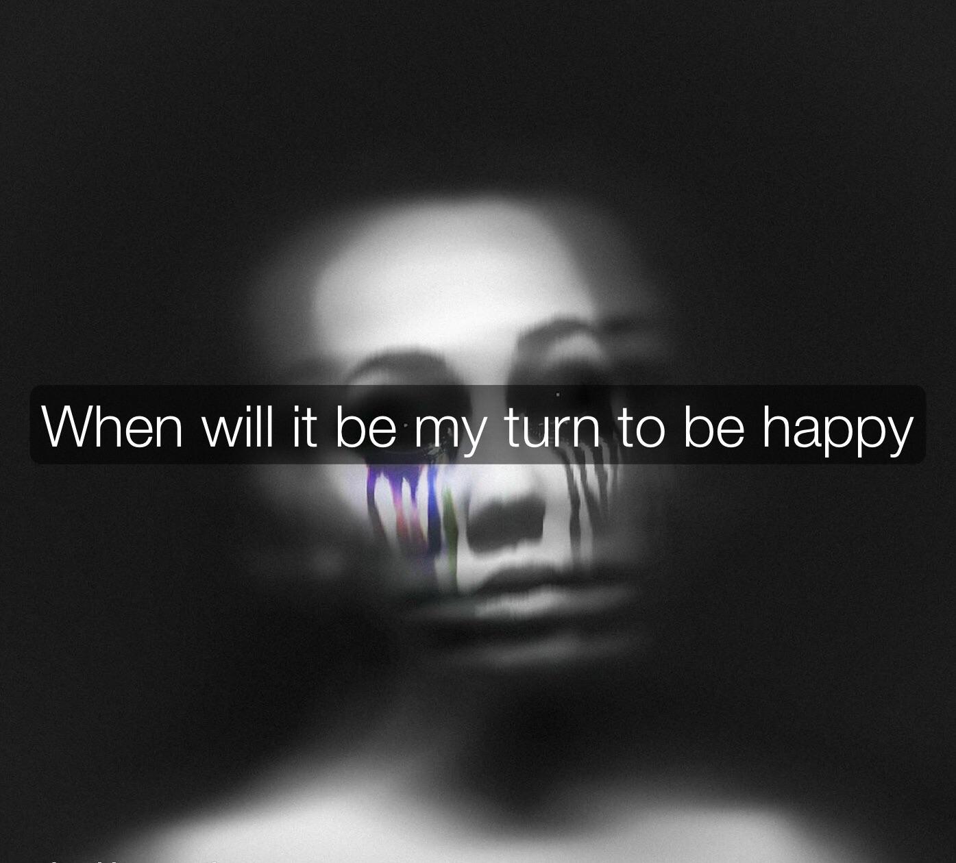 Depression memes featuring a cat and blurred figures with text about emotional exhaustion and the void.