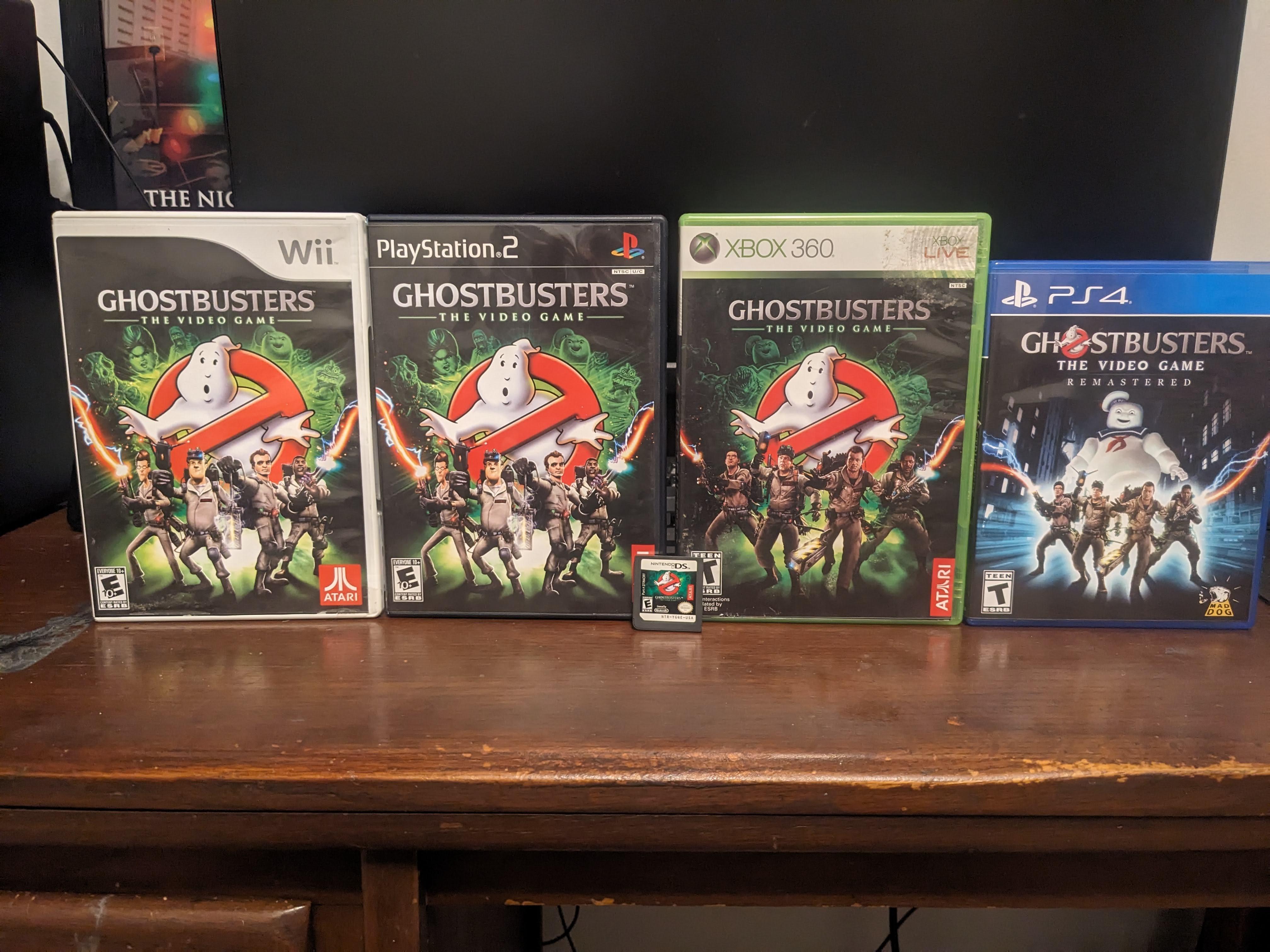 Found Ghostbusters on PS2 today, which means I now own GB: The Video Game five times across five different platforms.