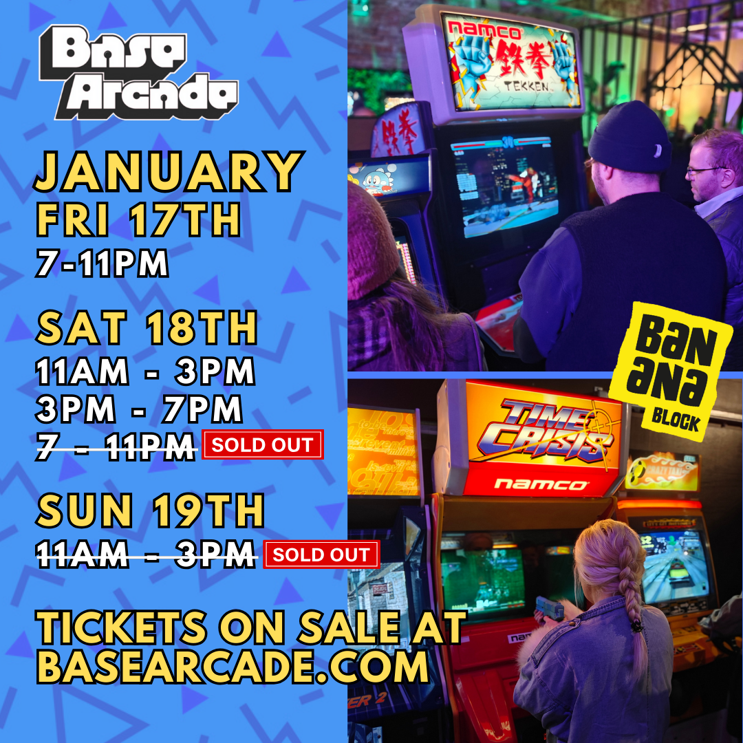 Base Arcade 17-19 Jan | Scrolller