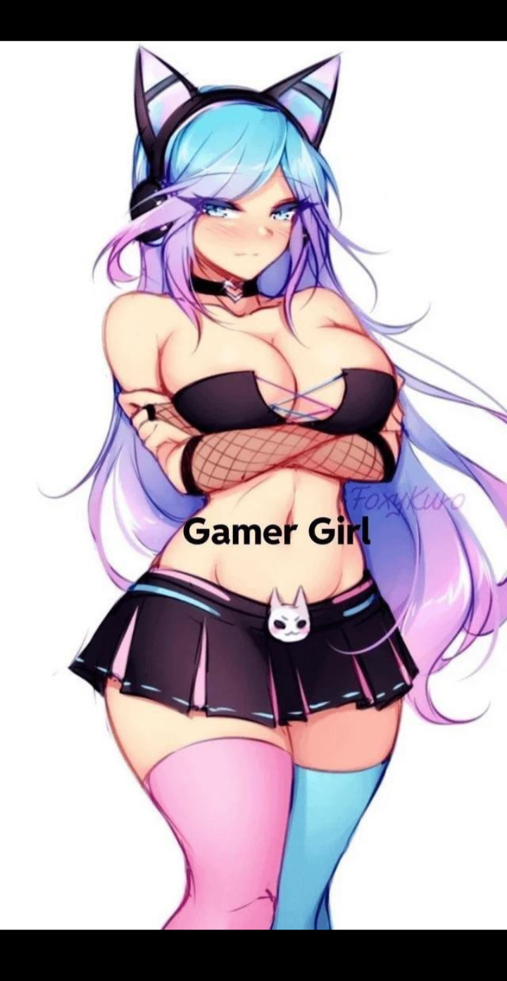 Hentai anime art of busty women including a catgirl, teacher, and goth in lingerie and ecchi poses