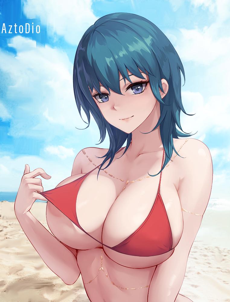 I've been edging WILDLY to (Byleth) for a week. How, and to which pic, should I blow my load?? <3