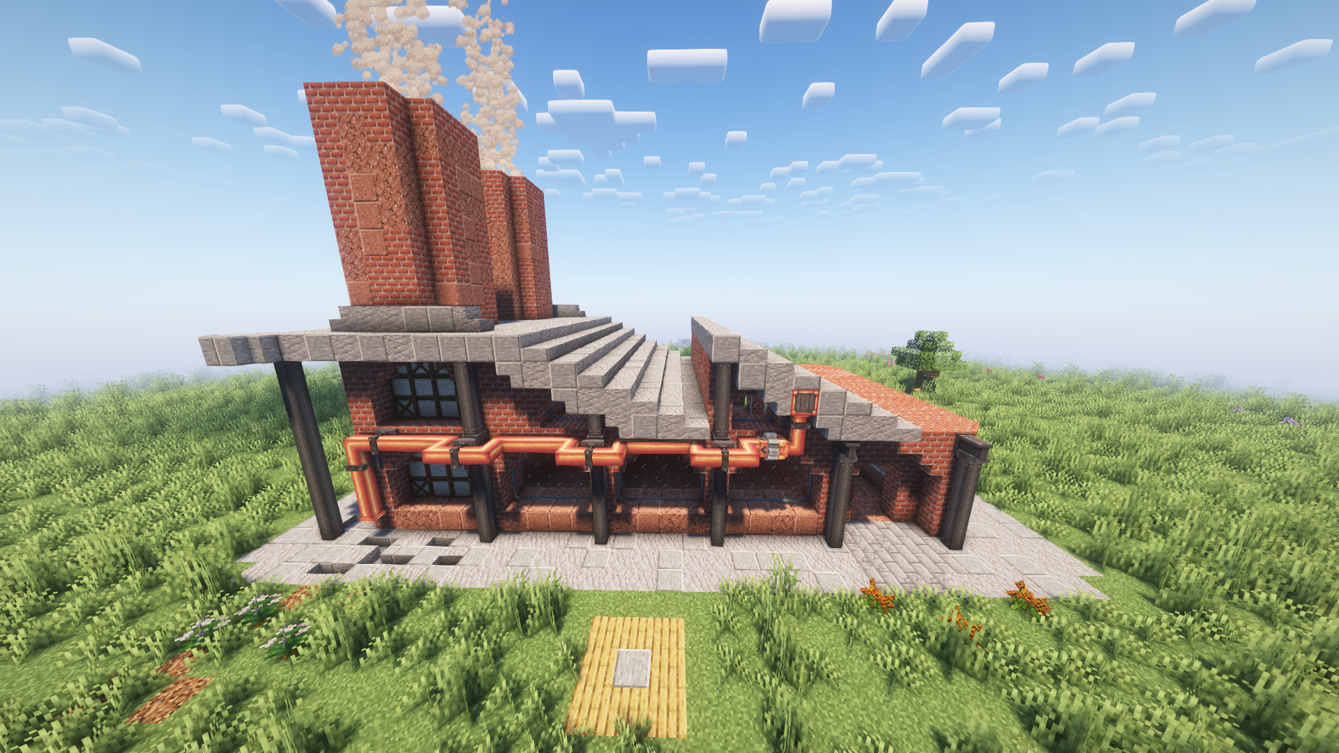 Factory build with the Create Mod | Scrolller