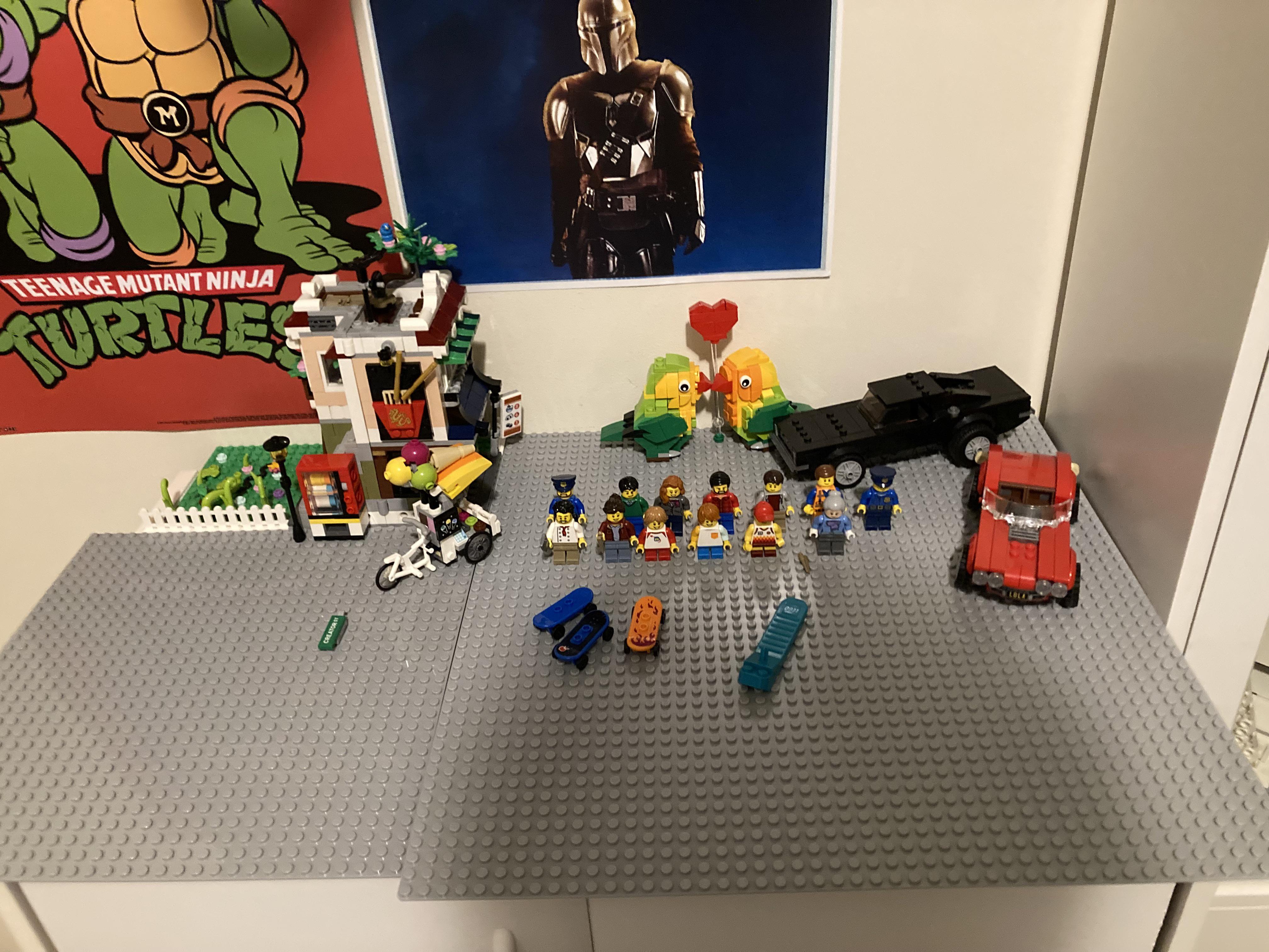 My progress with the start of my Lego city! It’s not much but I figured ...