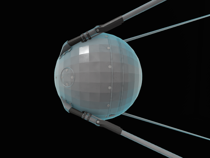 Sputnik Model Making I made an accurate model of Sputnik 1 in Build A Boat For Treasure ...