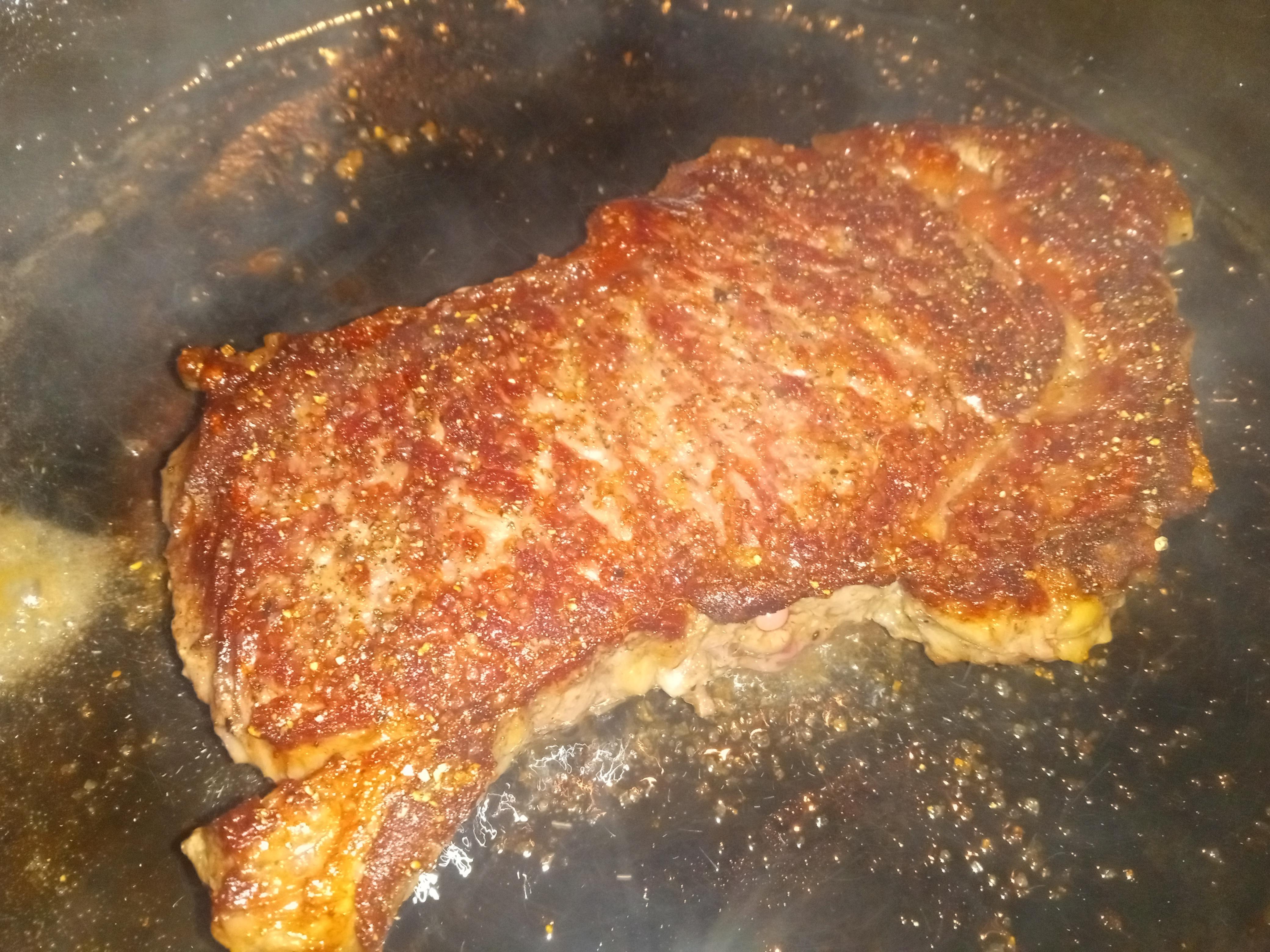 Breakfast almost every day. Bison ribeye and farm fresh huevos that ...