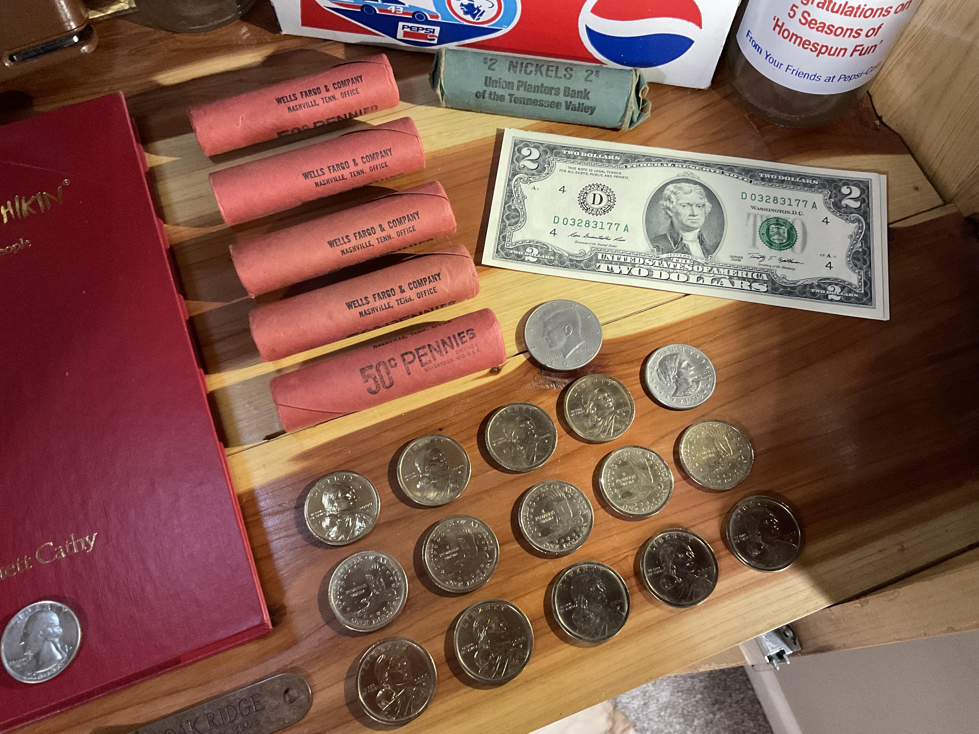 My old money collection that I’ve made over the past few years. The ...