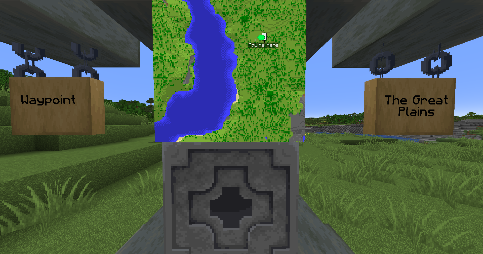 Lodestone Minecraft Waypoints With new lodestone craft I made this thing, which is a