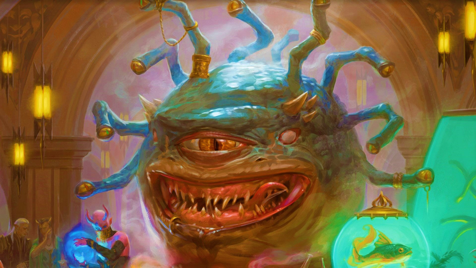 anyone wanna "Bob Ross" this Beholder? Or "Beholder" an Image of Bob Ross?