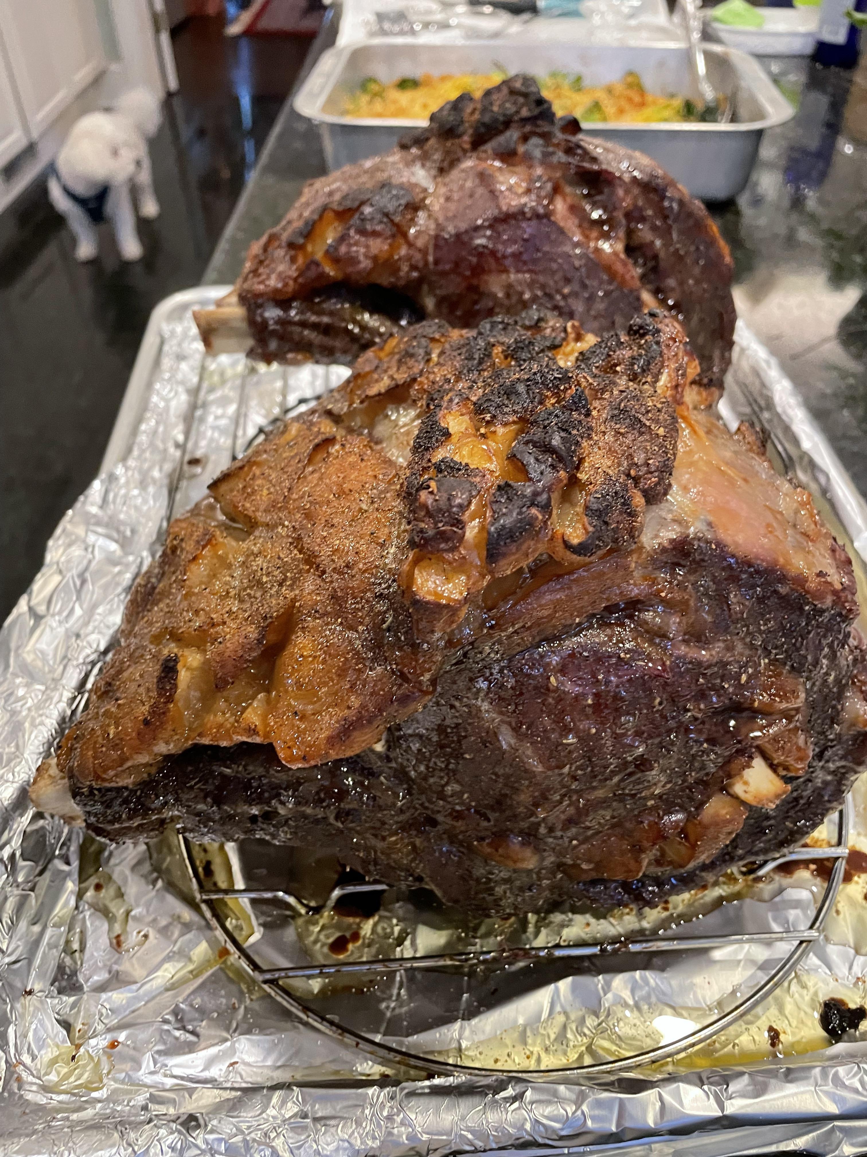 [homemade] reverse sear prime rib 2 ways | Scrolller