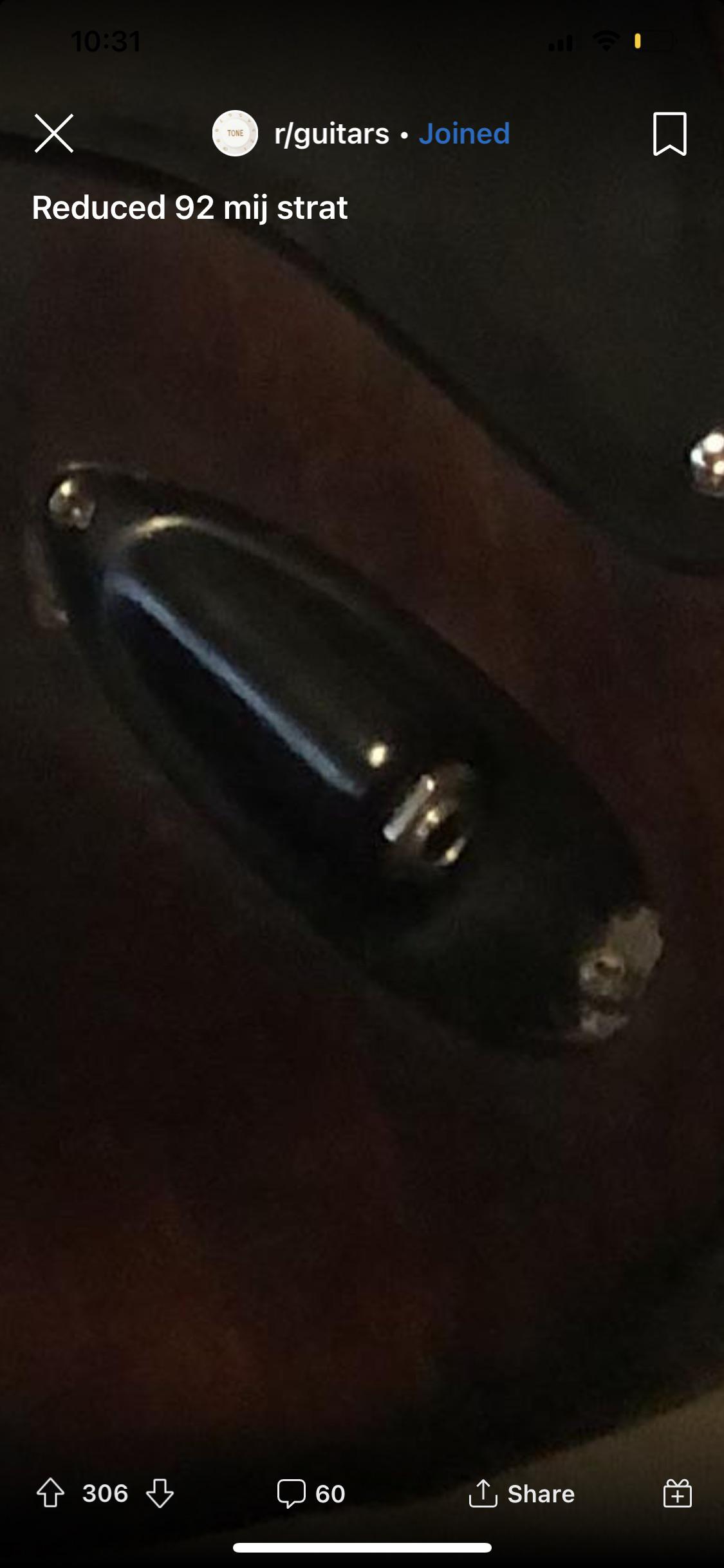 Does this guitar have a penis or a large clitoris?