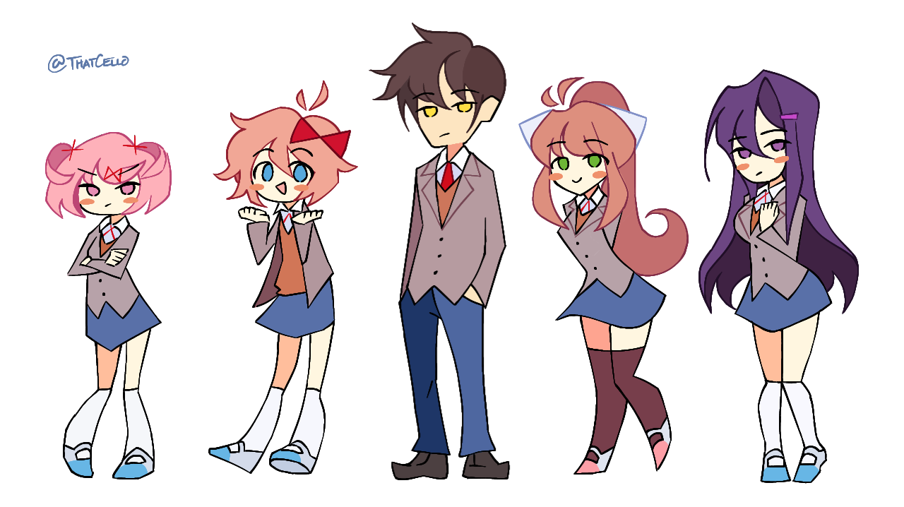 I m Glad You Guys Liked The First Ddlc Fanart That I Did And A Lot Of 