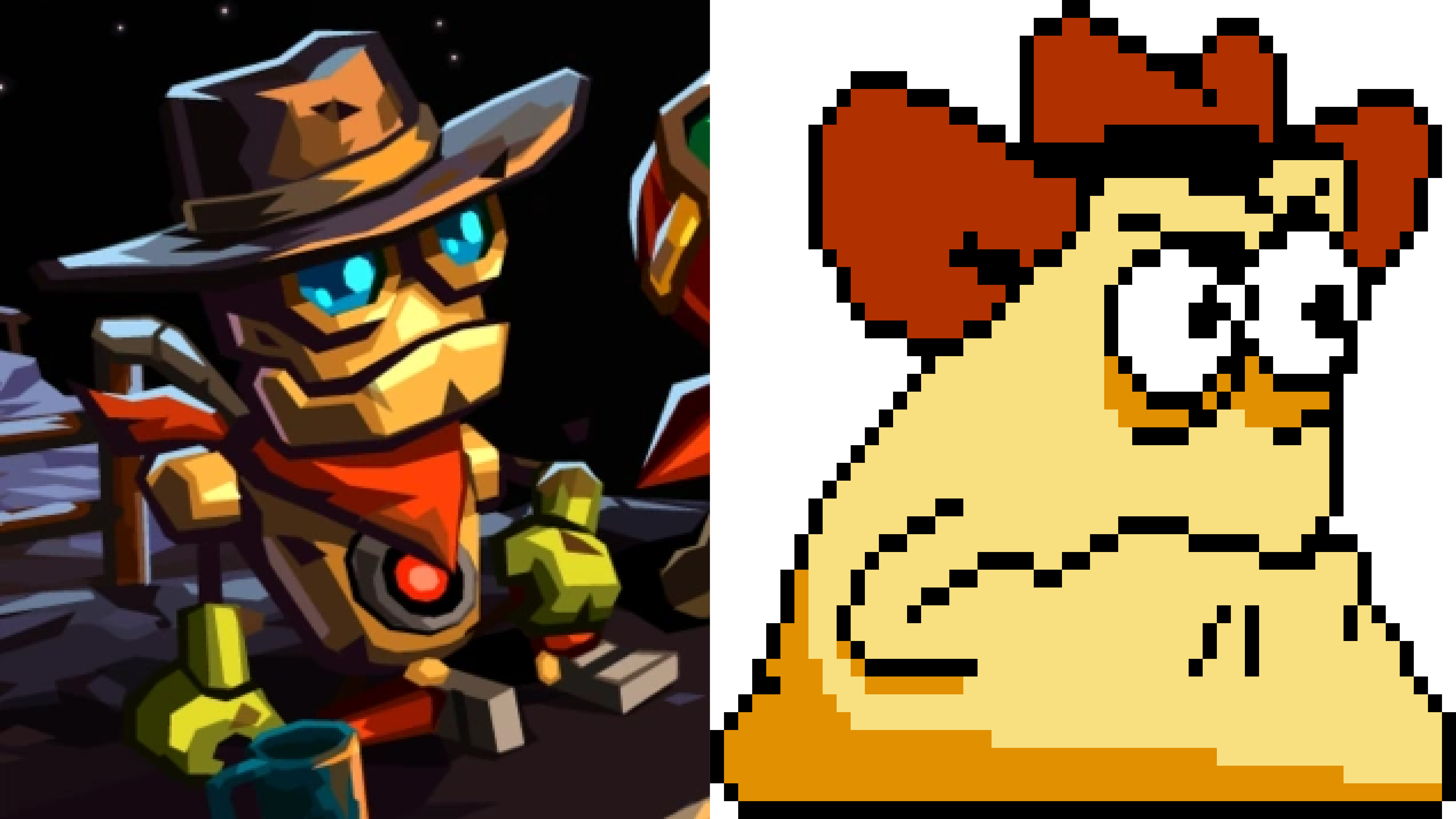 Rusty and The Vigilante tactical crossover RPG concept art featuring cartoon animals with a bazooka and energy attacks
