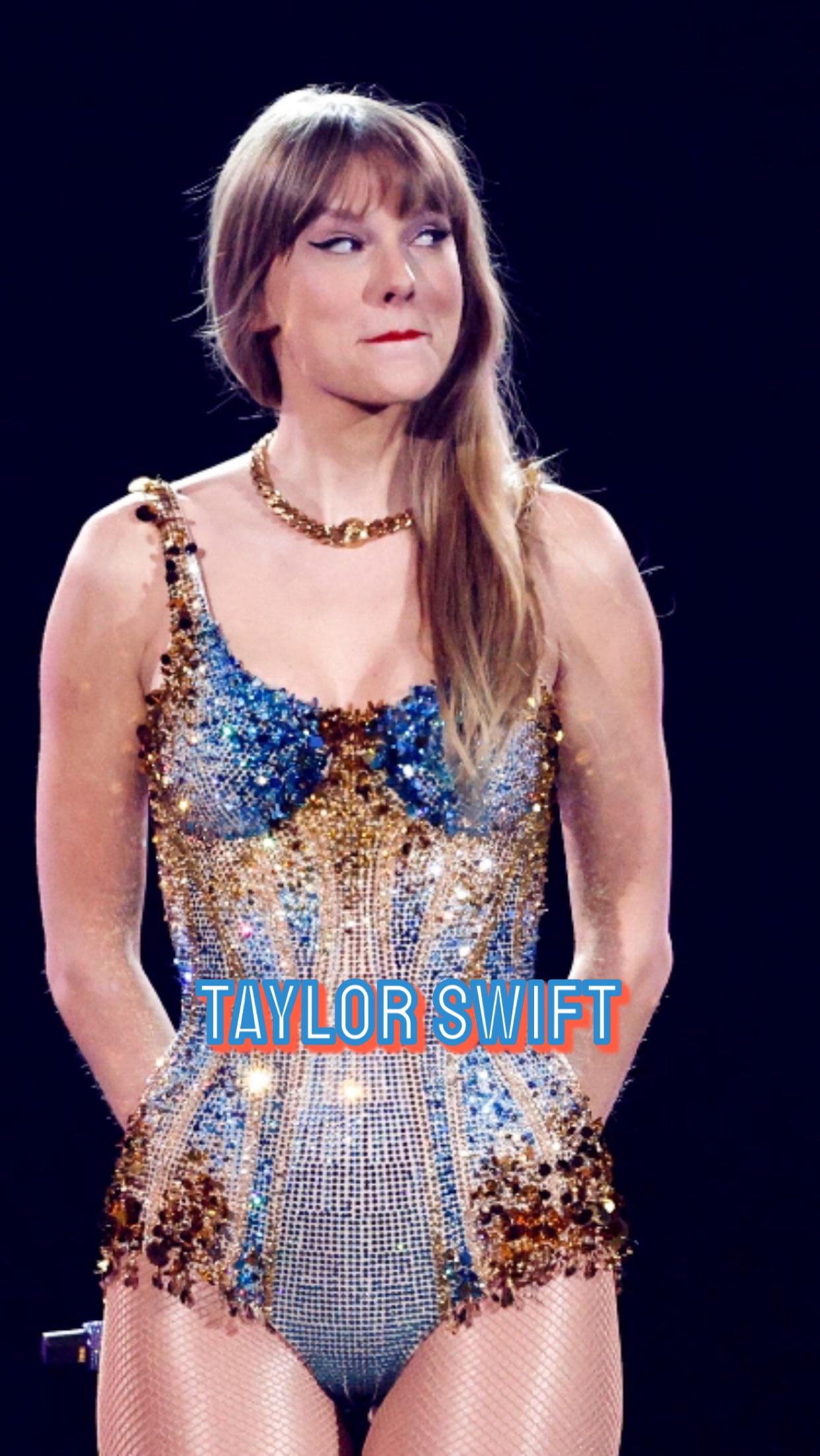 Celebrity Tinder game with Taylor Swift, Madelyn Cline, Addison Rae, Brooke Monk, and Sabrina Carpenter in bikinis and