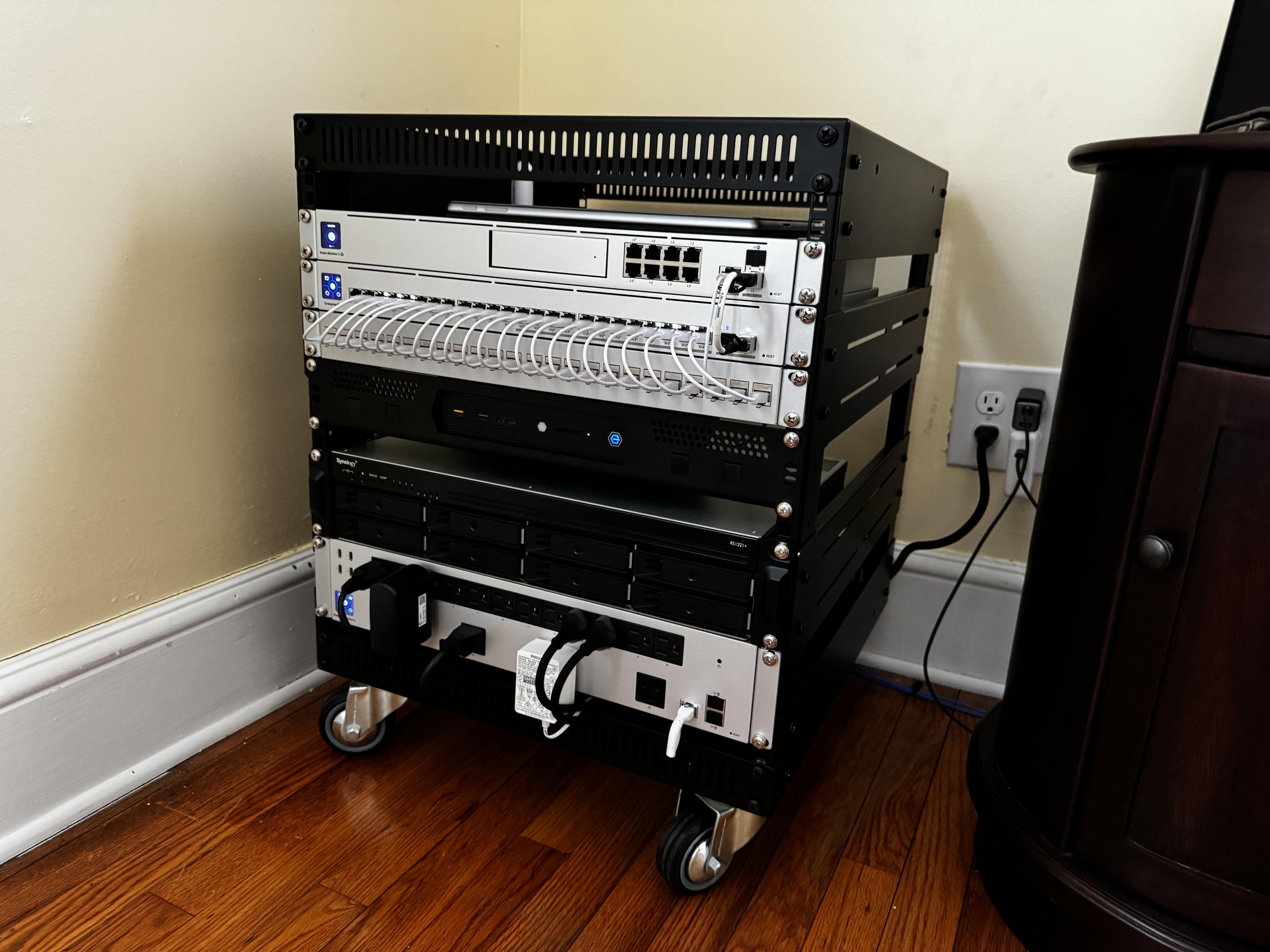 Multiple rack iterations before settling on one… | Scrolller