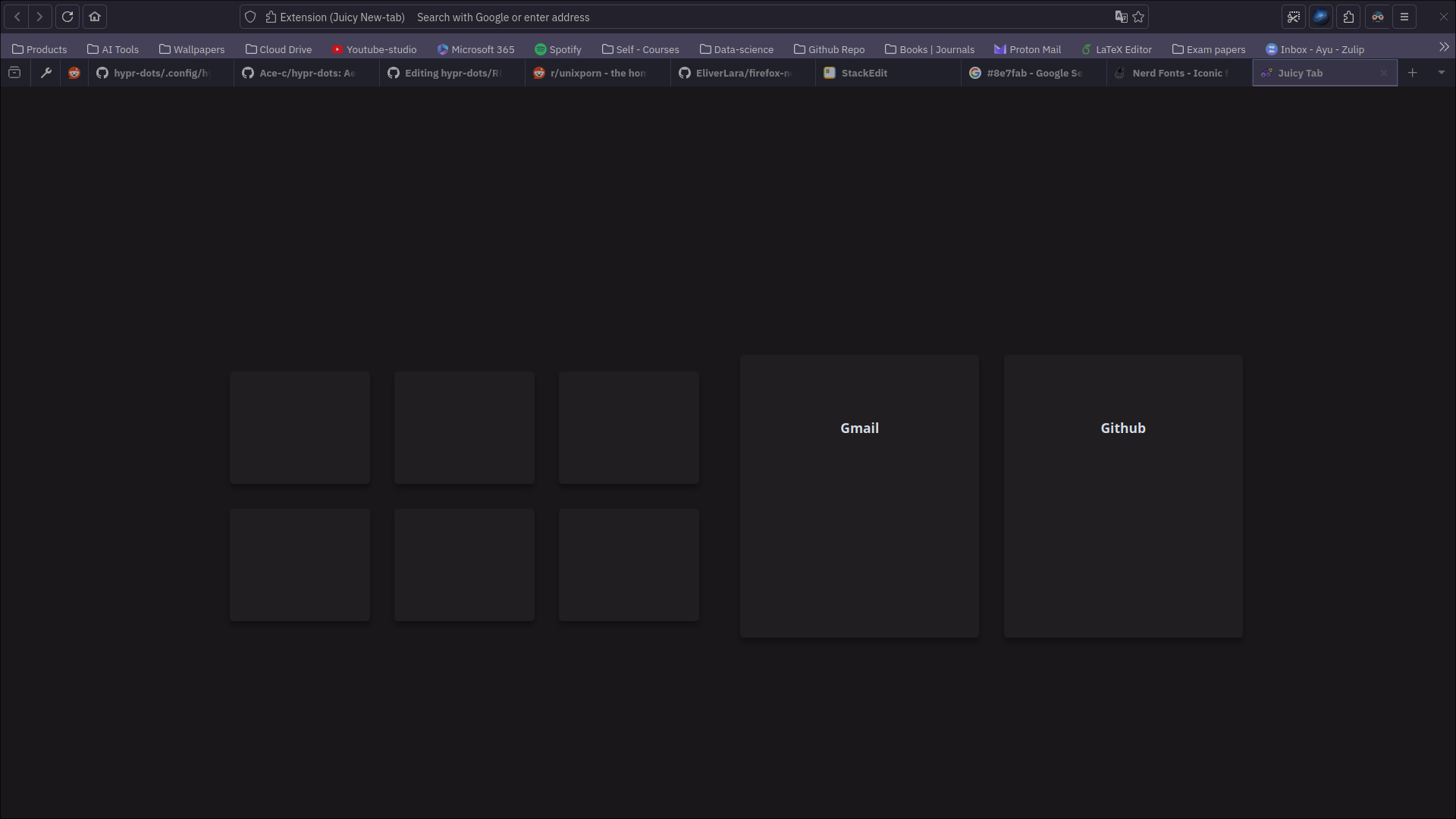 [Hyprland] Updated my rice and Added firefox, okular and obsidian theme ...
