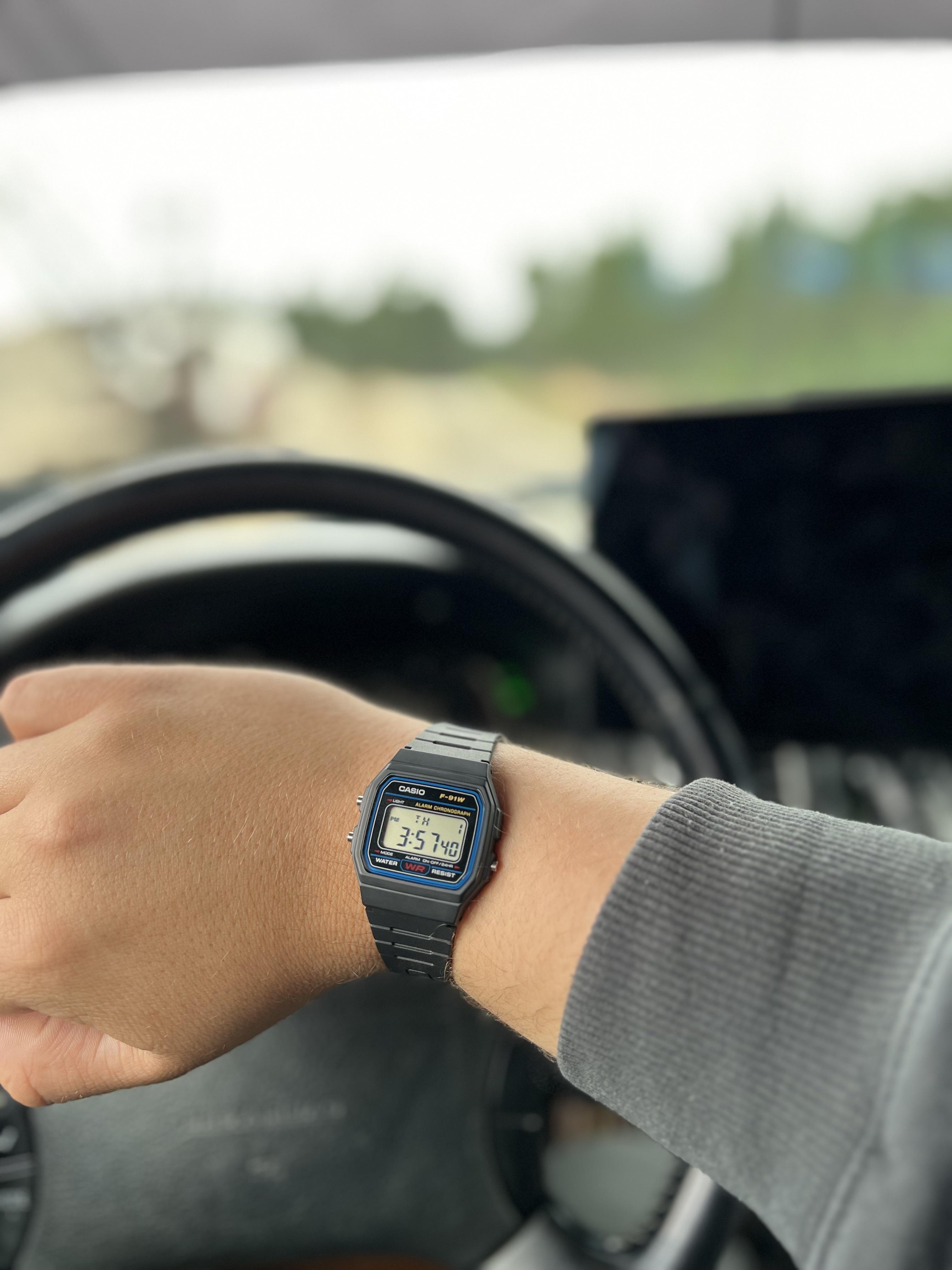 Just got my first big boy watch and decided to try wearing it on my ...