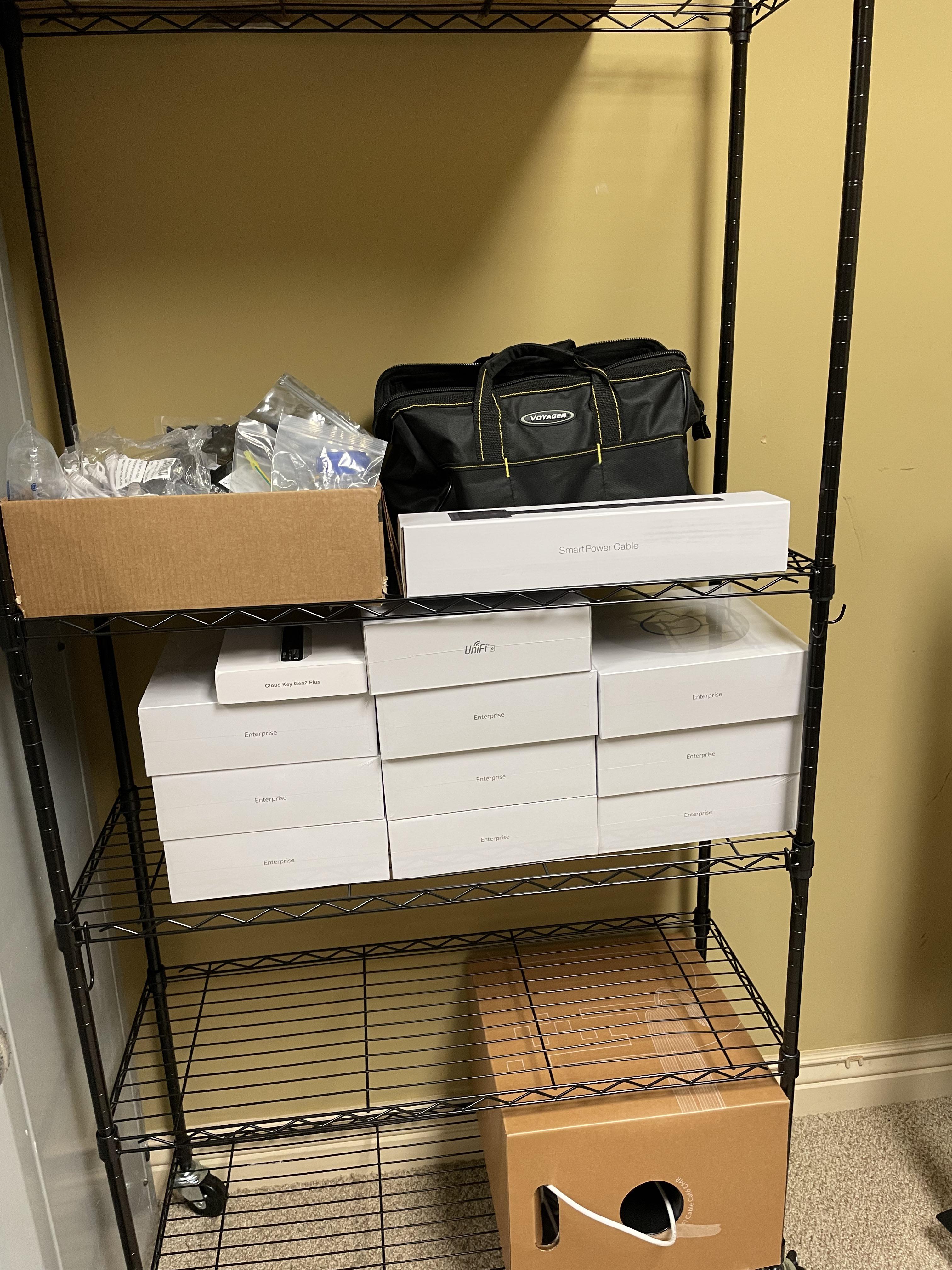 First rack install | Scrolller