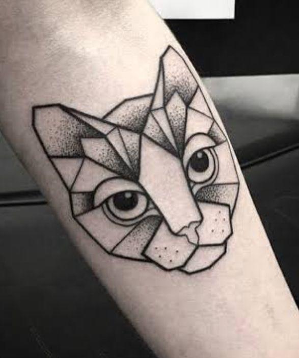 Cat tattoo -abstract or geometric?