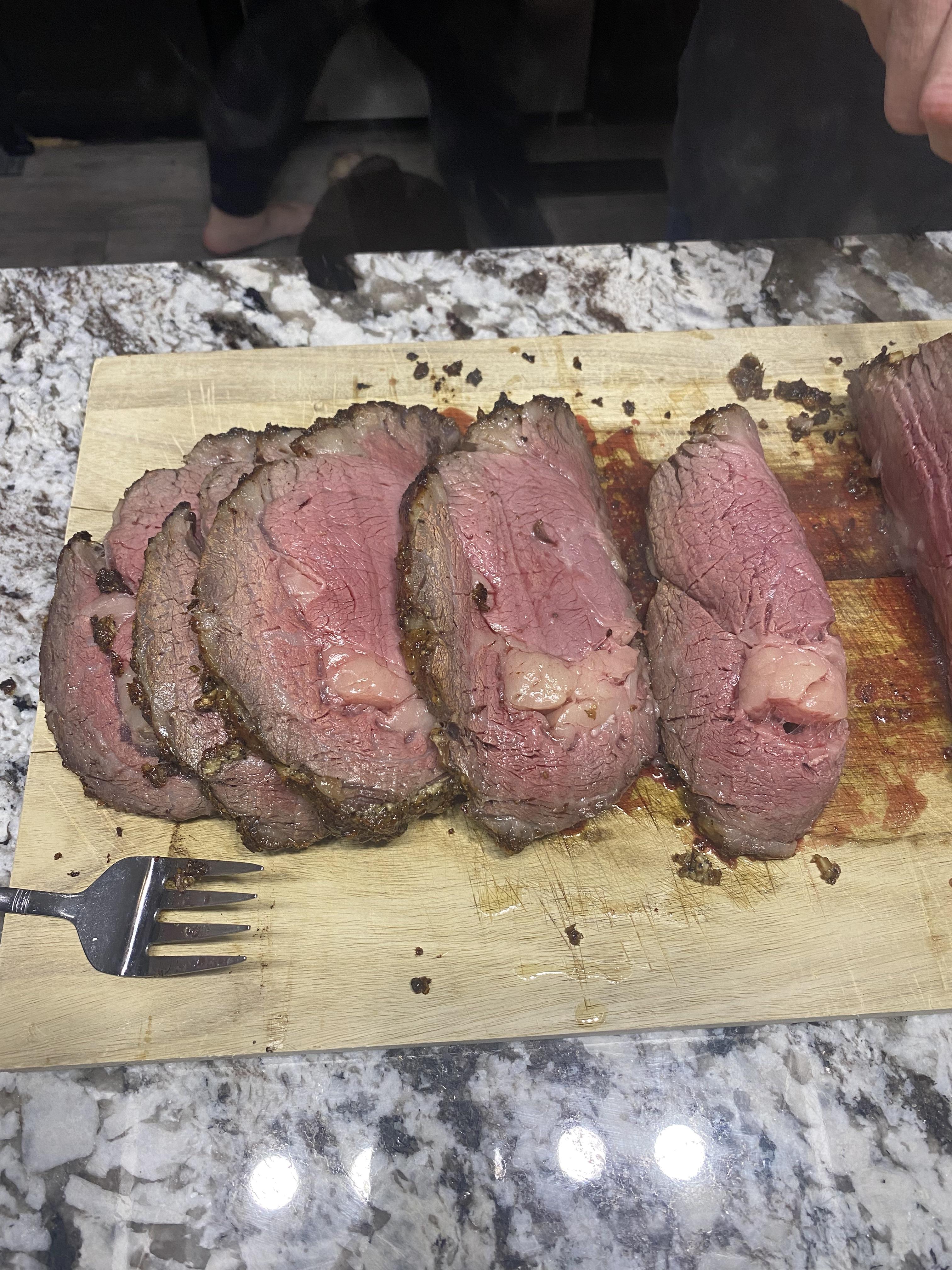 [Homemade] Prime Rib with a horseradish paste | Scrolller