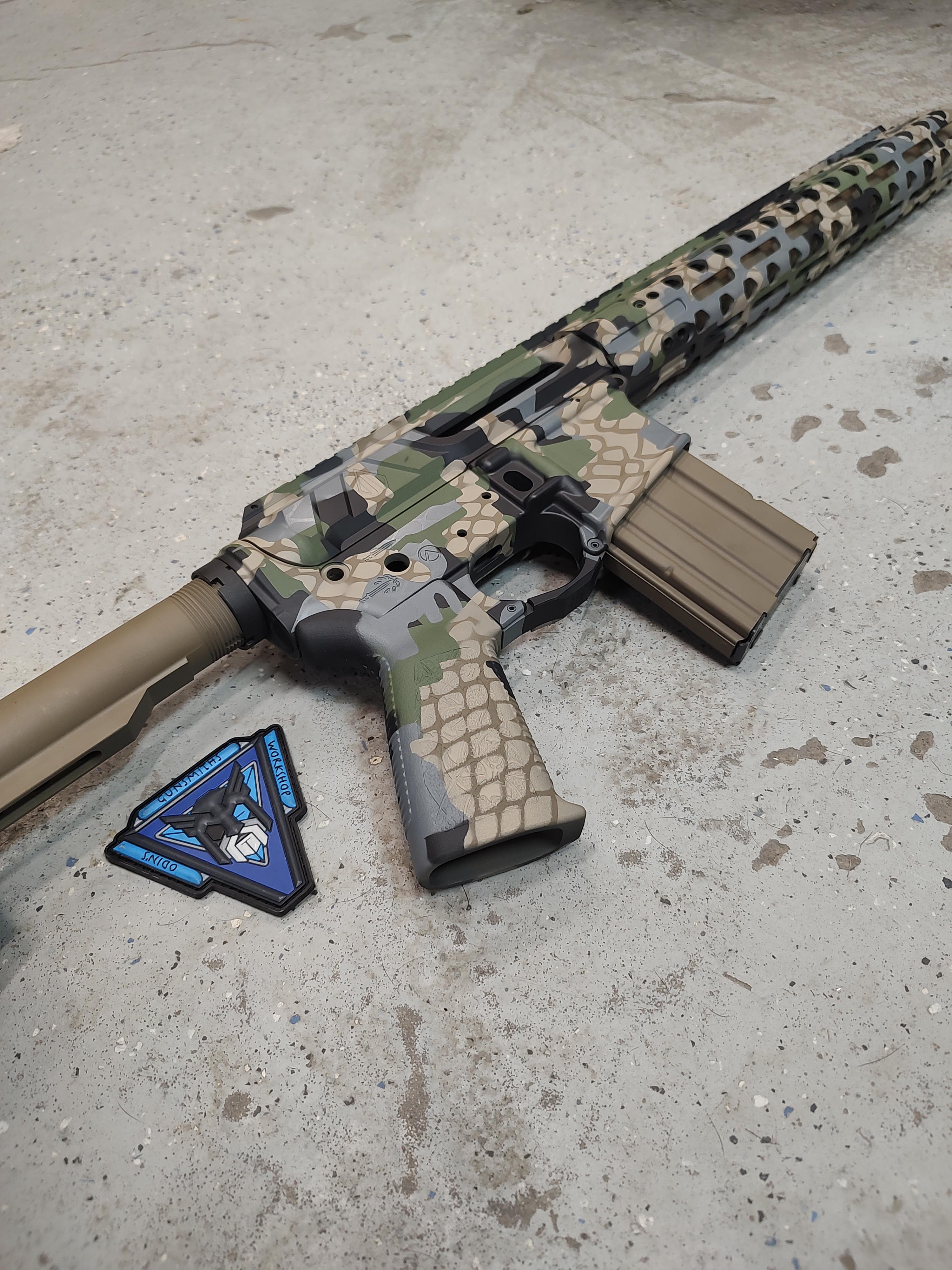 Kuiu Rifle Pack Kuiu camo we did for a customer on his hunting rifle. | Scrolller