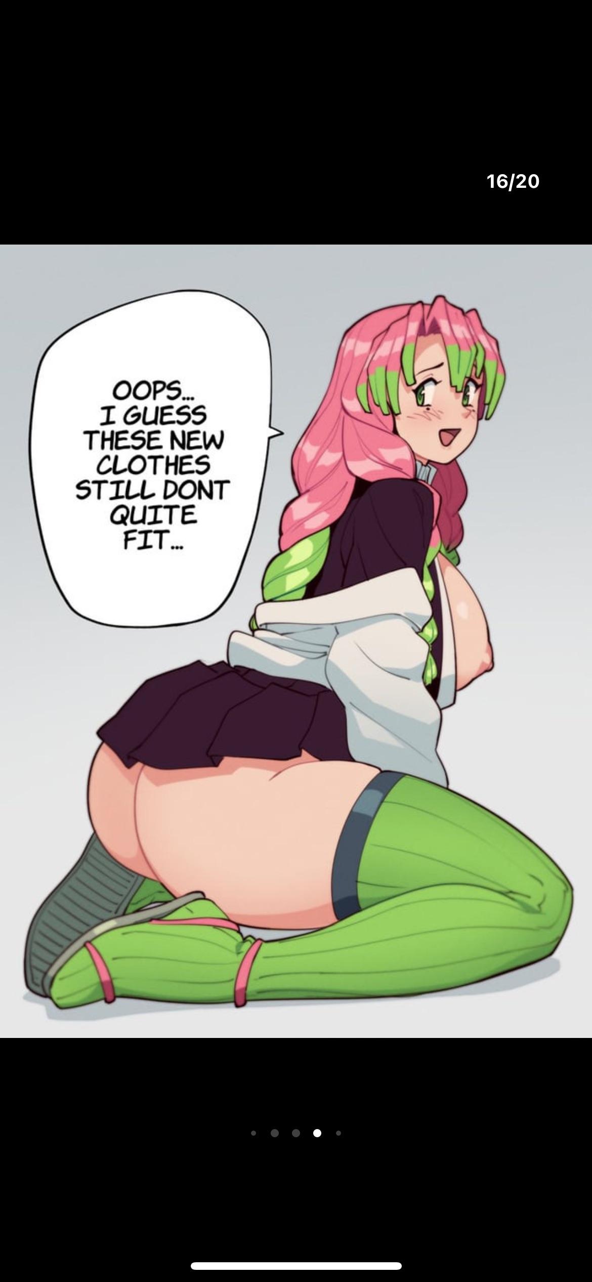 My Hero Academia anime girls in bunny suits, bikinis, and leotards showing cleavage and big ass pinup poses