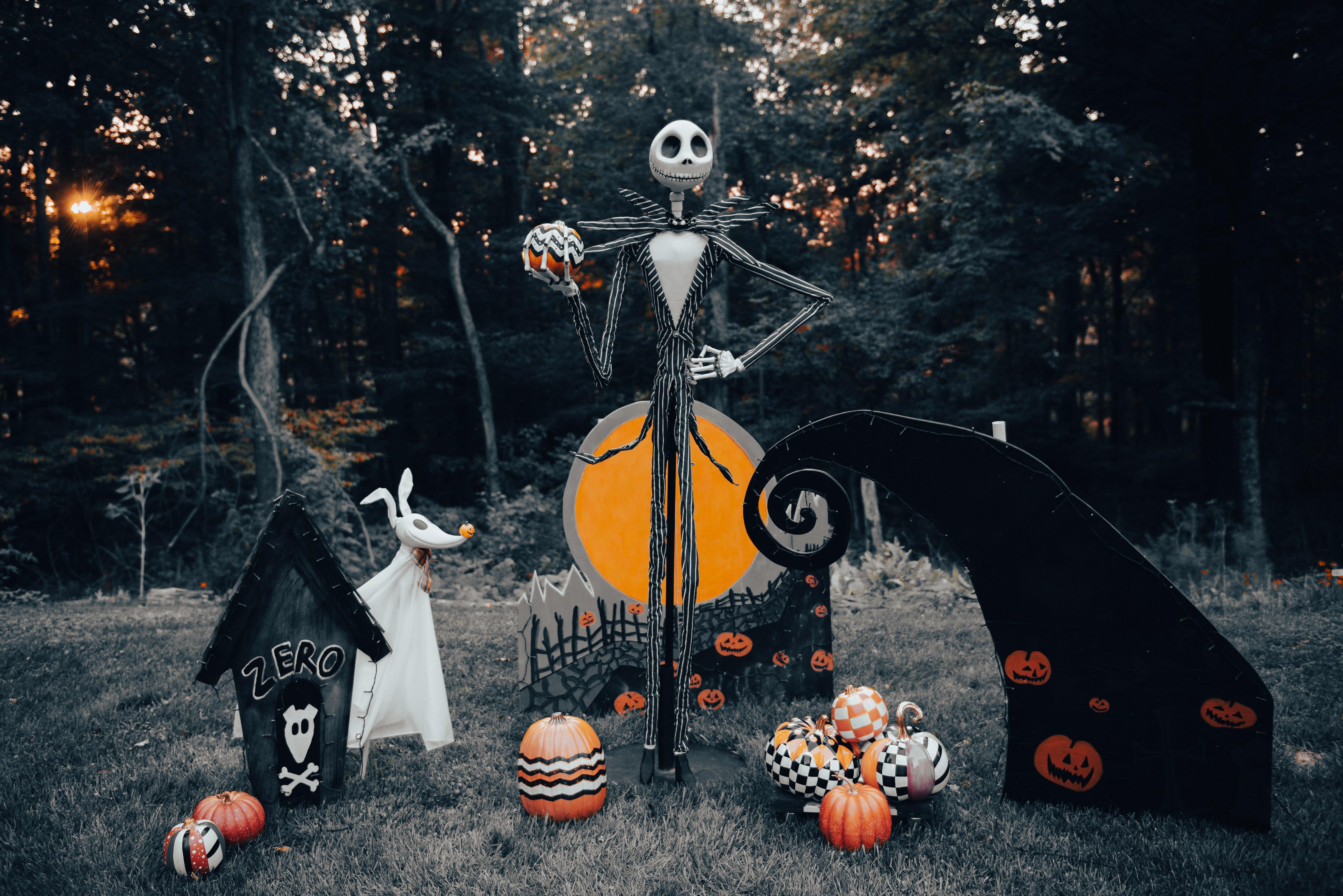 This is our latest attempt at recreating Jack Skellington and making