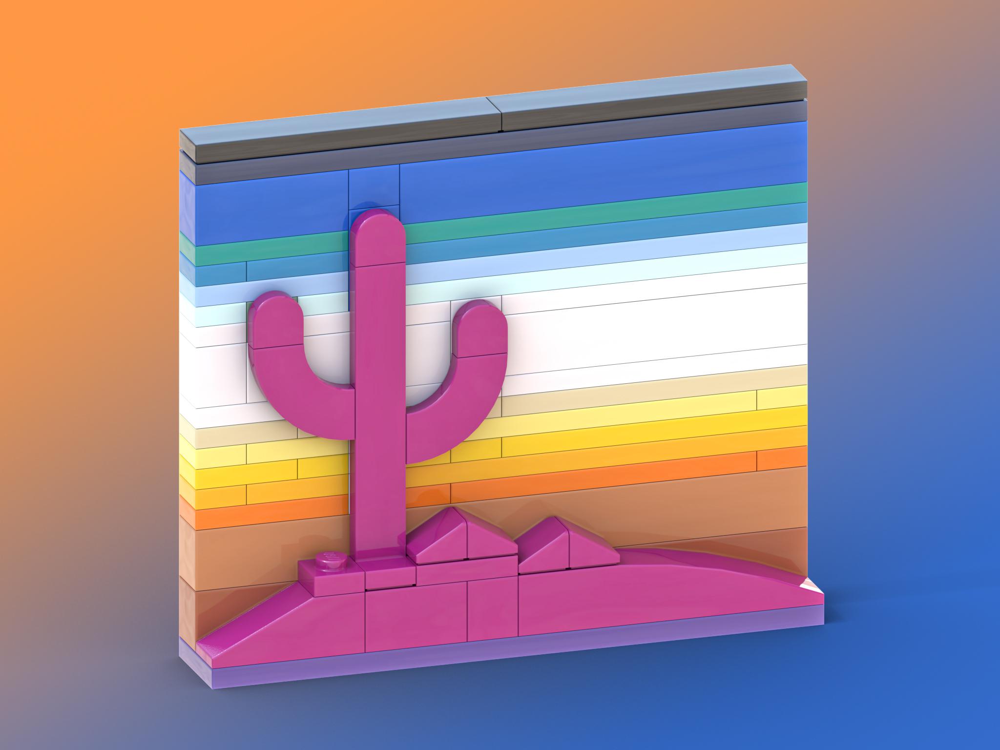 Lego MOC Arizona Sunset