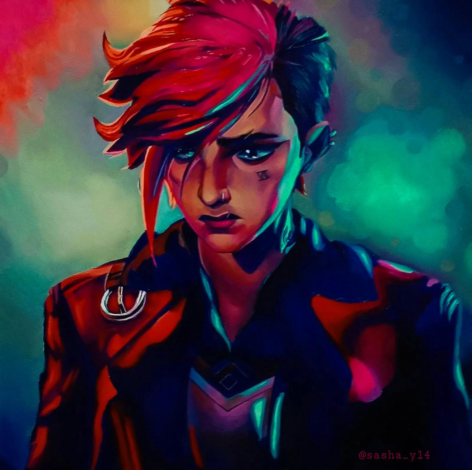 [no spoilers] Vi fanart ( mixed media) | Scrolller