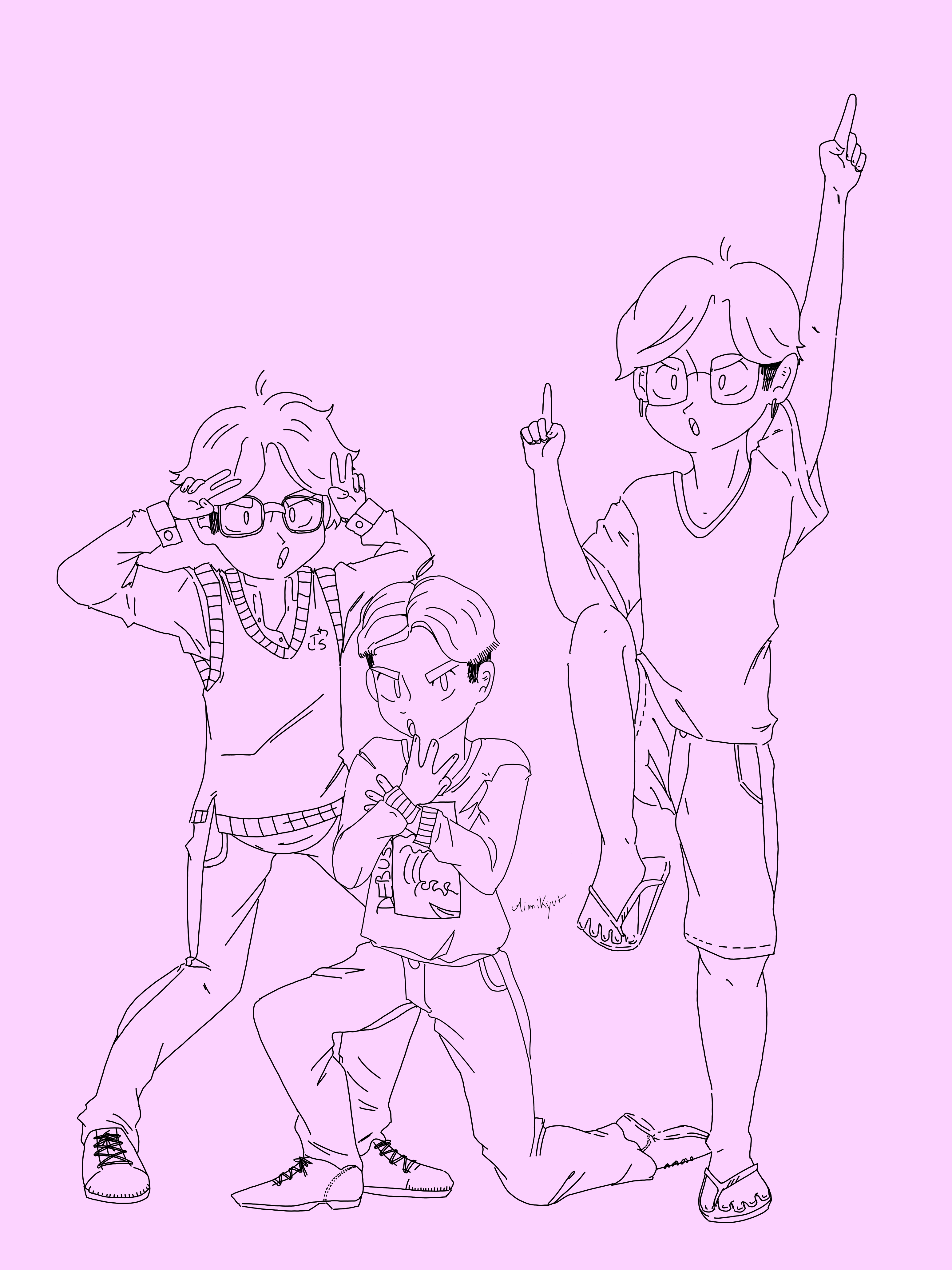 Three set !