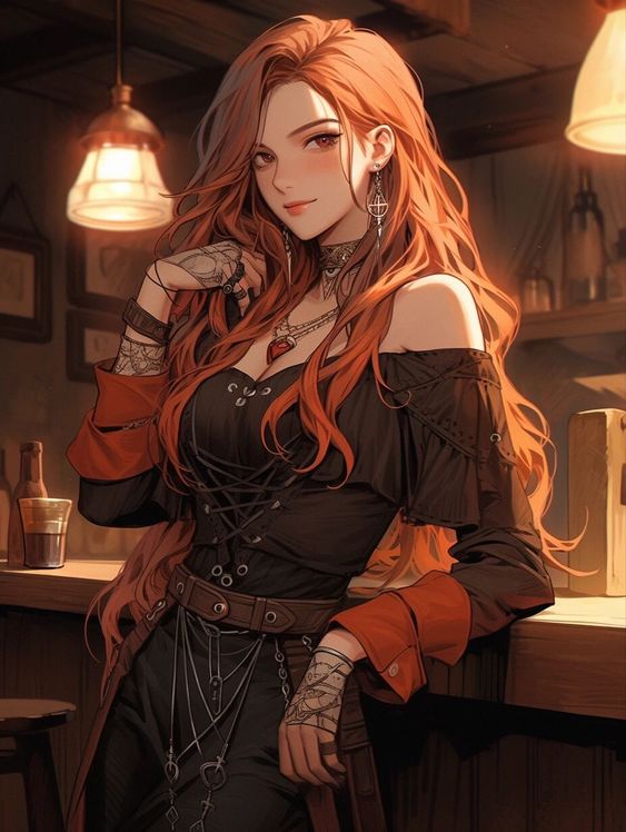 Fantasy female characters including redheads, elves, and blue-skinned women for a body swap and possession RP.