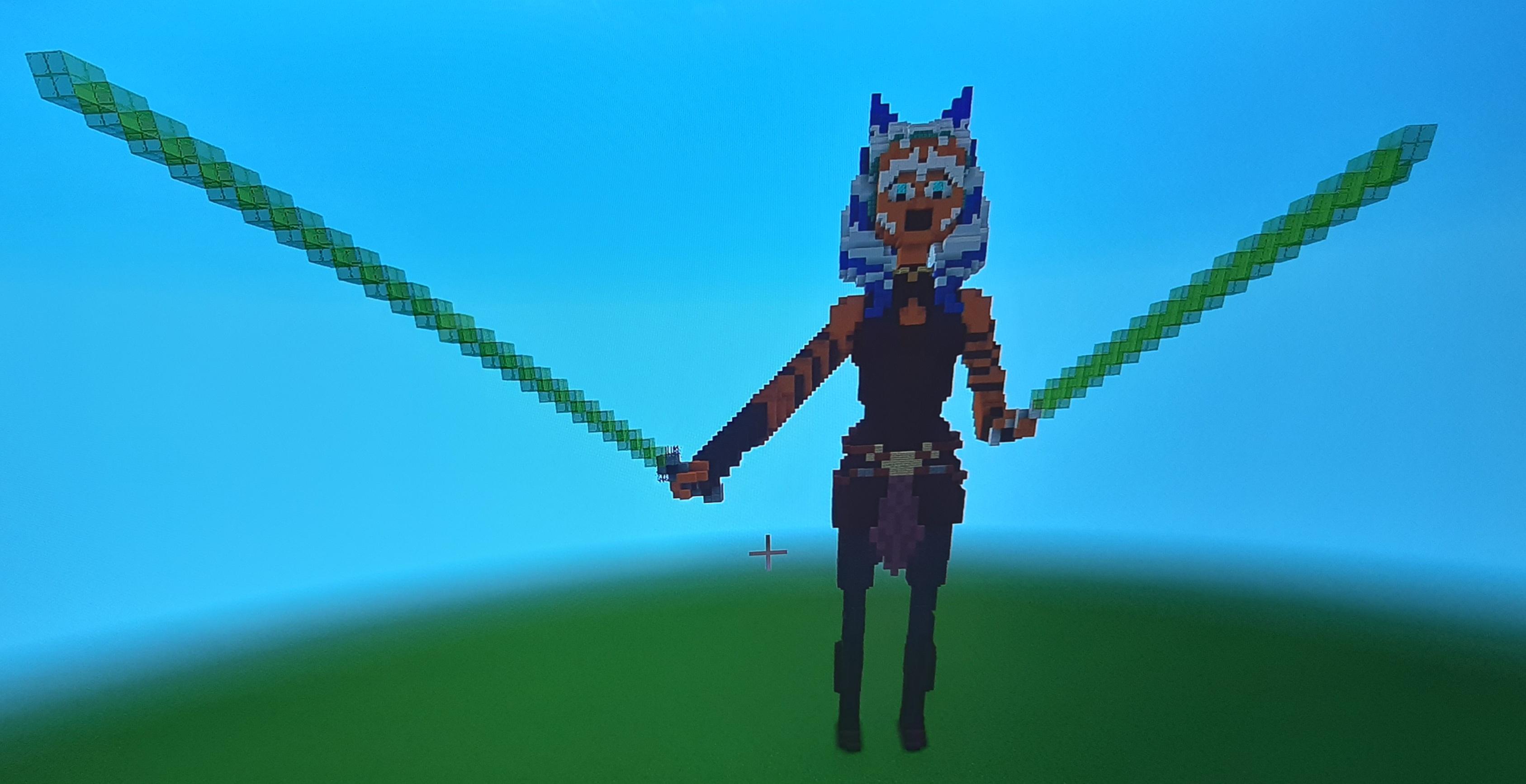 I built Ahsoka in Minecraft | Scrolller
