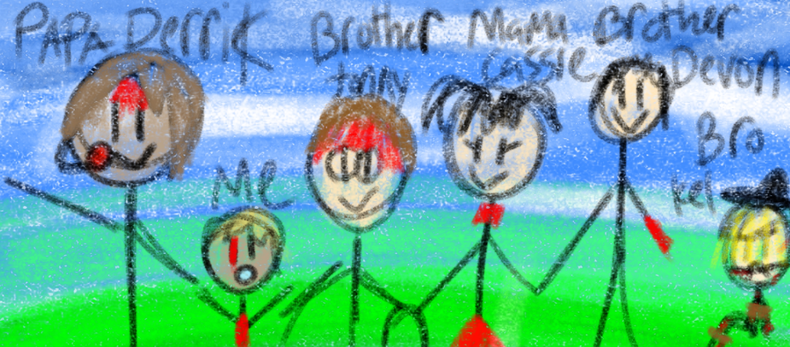 Gacha FNaF fan art featuring a child-like drawing and a digital anime illustration of the Golden Freddy souls.