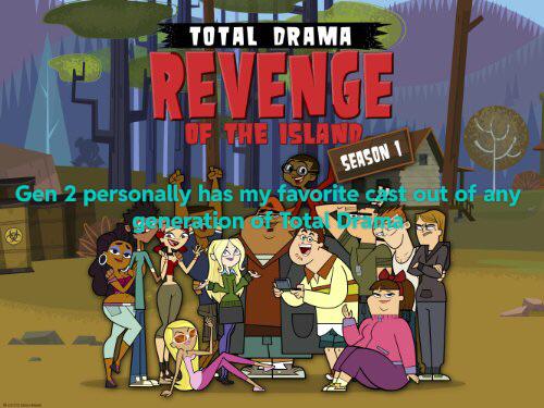 Total Drama hot takes meme with screenshots of animated characters and opinions on World Tour and All-Stars