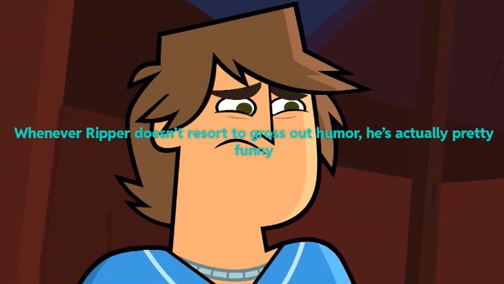 Total Drama hot takes meme with screenshots of animated characters and opinions on World Tour and All-Stars
