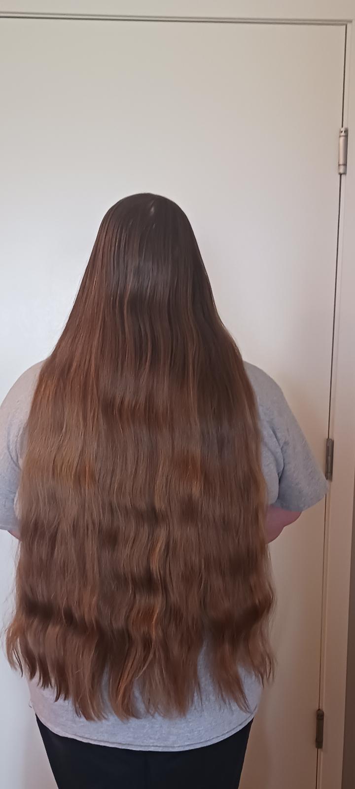 Before and After a recent trim, plus braid waves! | Scrolller