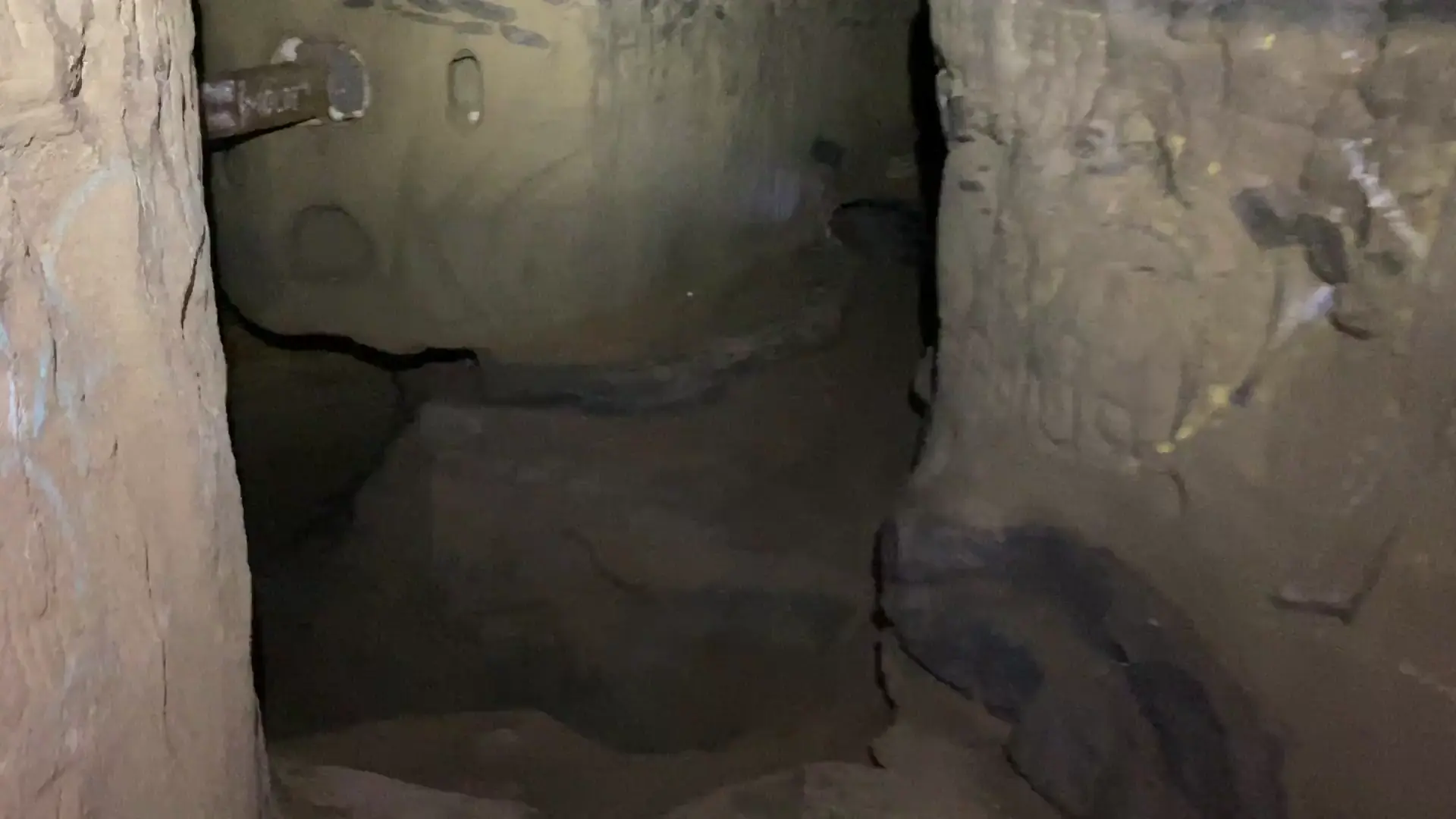 A cave in San Diego sunset cliffs