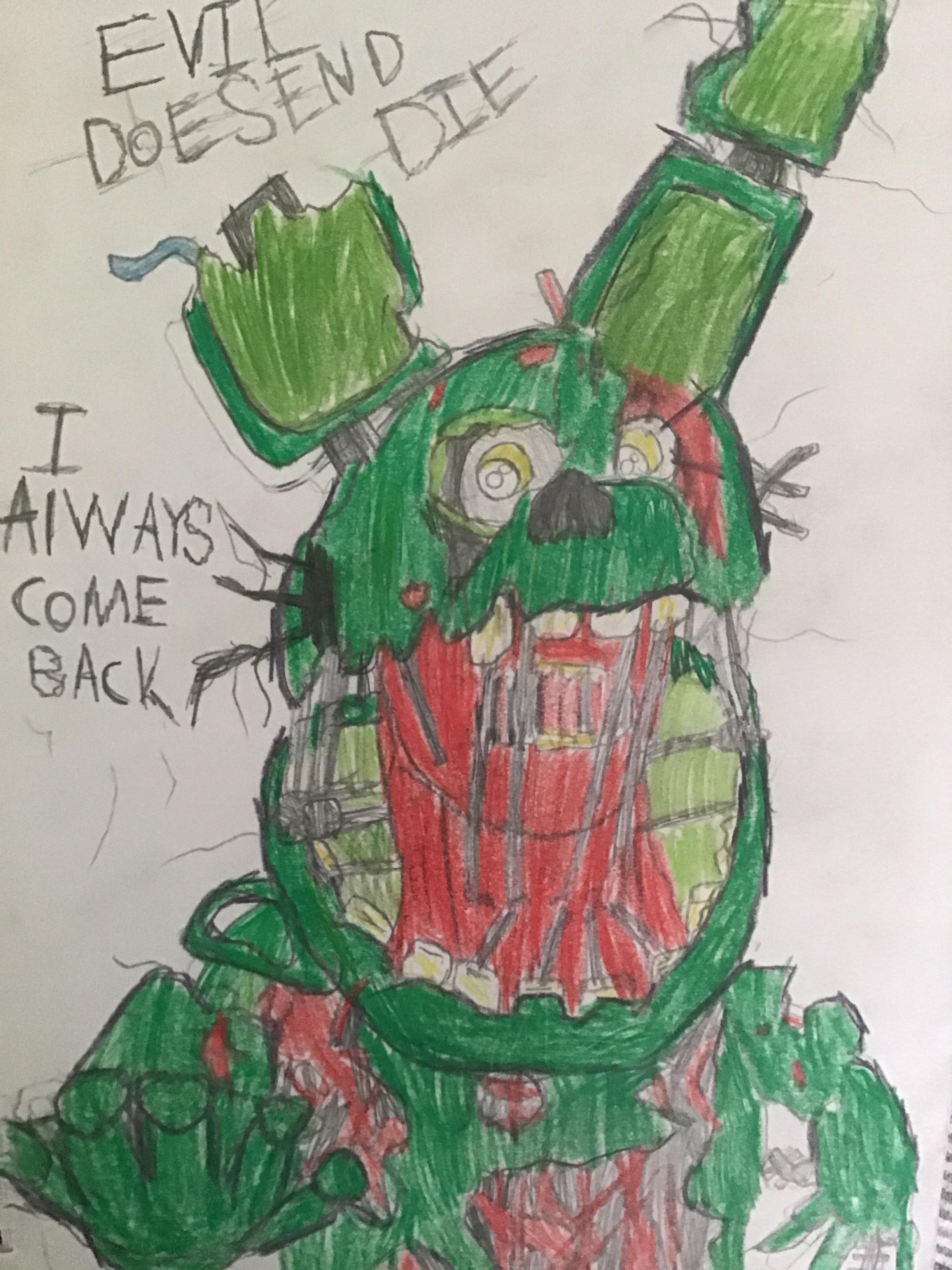 A drawing of spring trap | Scrolller