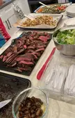 A little steak snack never hurt