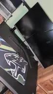 A monitor arm that actually brings the monitor higher than the stand?