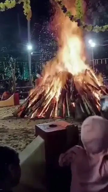 A religious ritual from India