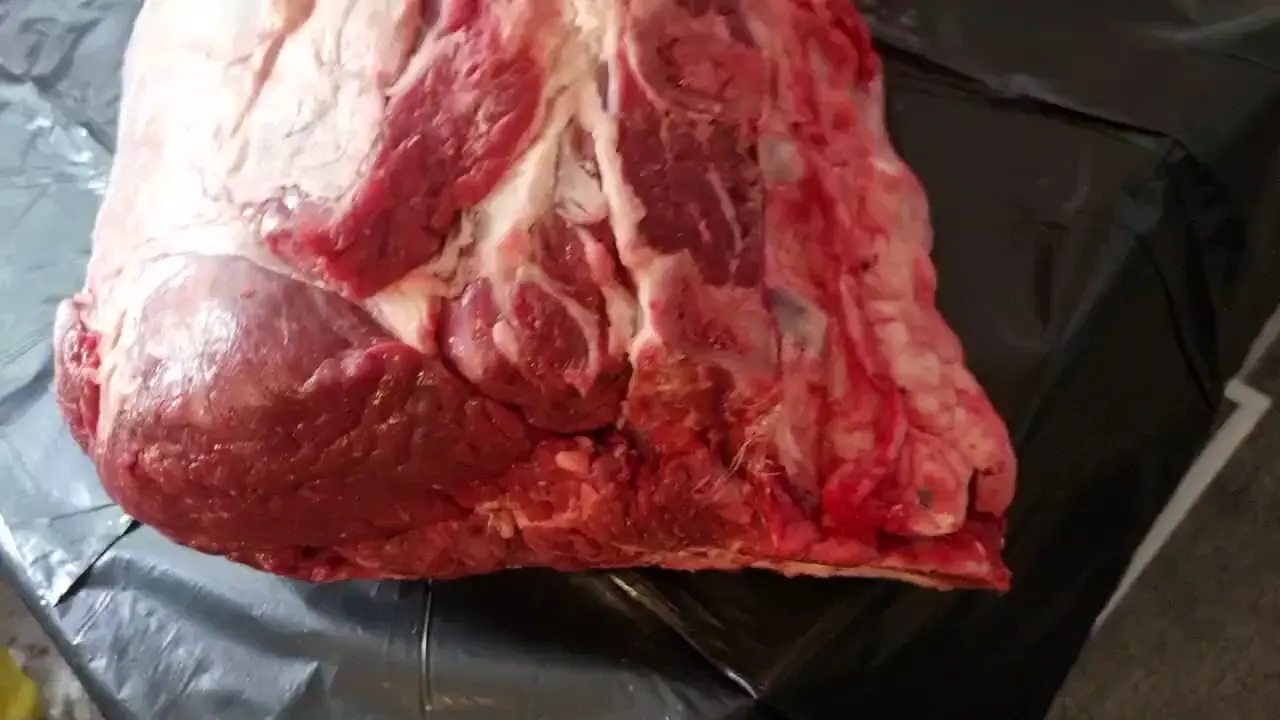 A whole english beef back, 27 kg for 250€, just love my butcher :) (with tenderloin)